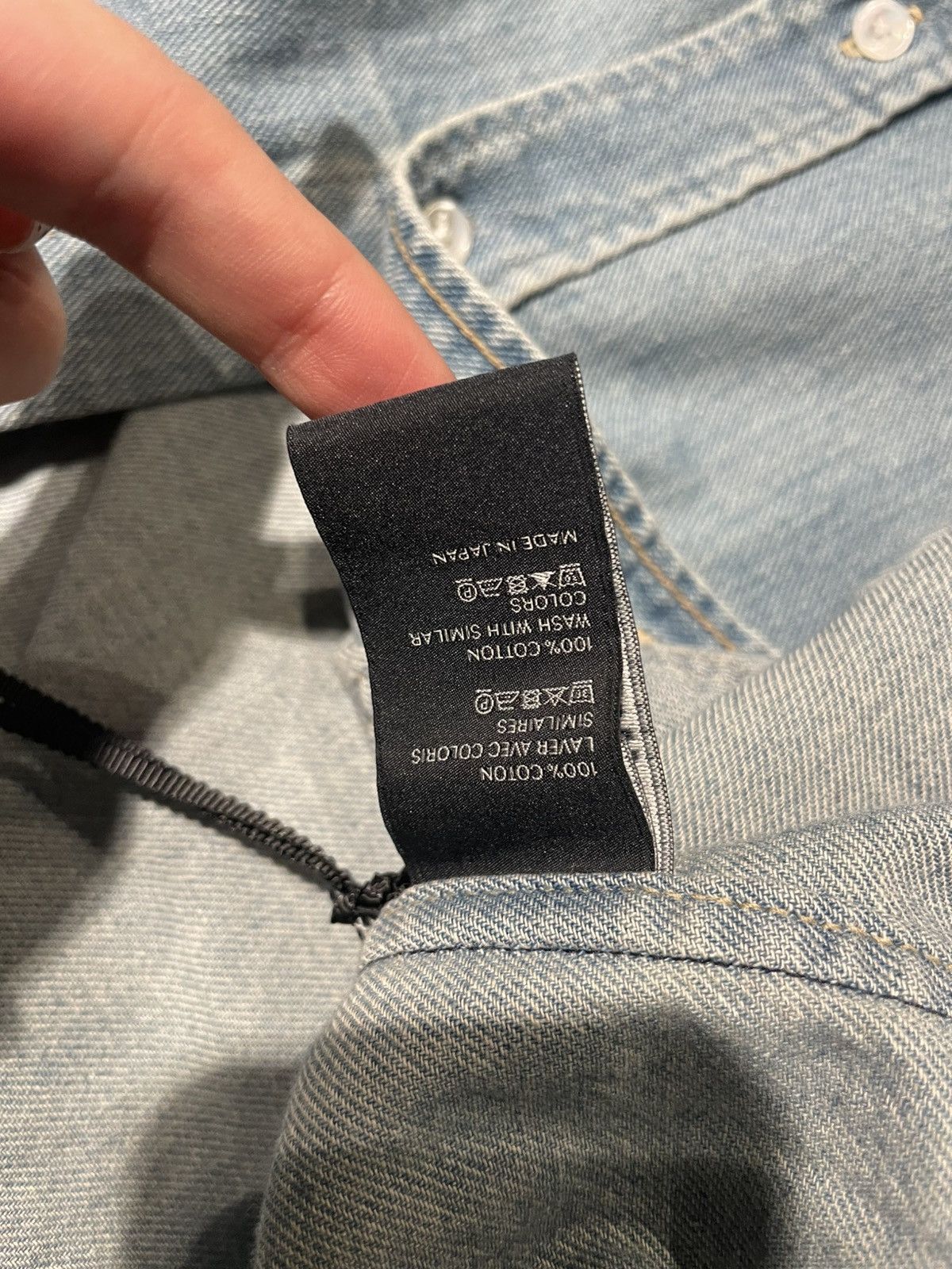 Celine Oversized denim shirt Size US XXL / EU 58 / 5 - 4 Thumbnail