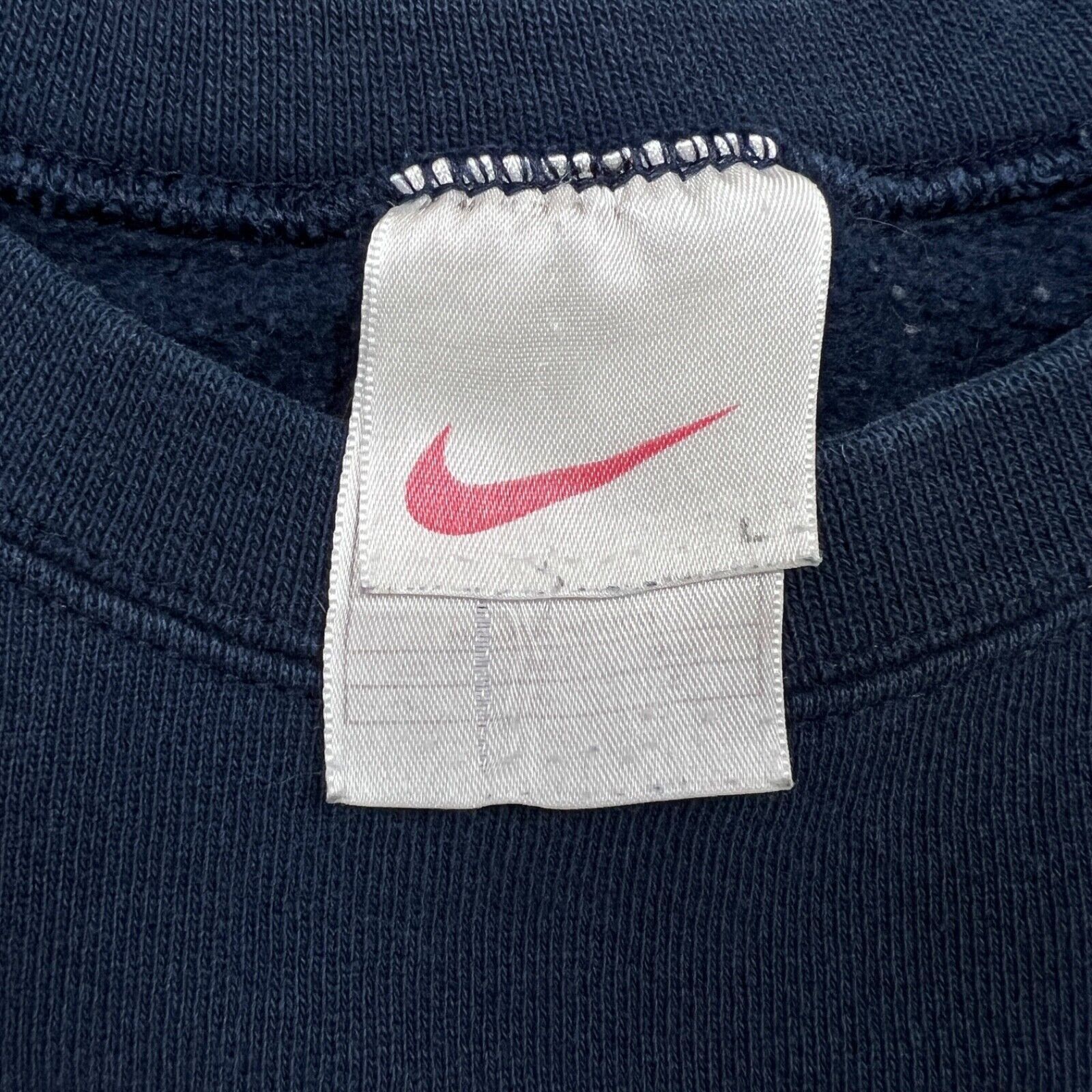 Nike × Vintage Vintage Nike Sweatshirt Distressed Sportswear 90s Crewneck Size US L / EU 52-54 / 3 - 6 Thumbnail