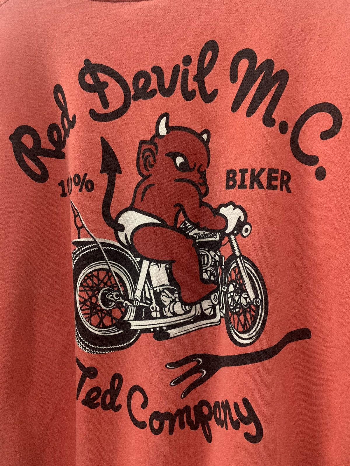 Tedman Tedman Red Devil M.C. 100% Biker Size US L / EU 52-54 / 3 - 5 Thumbnail