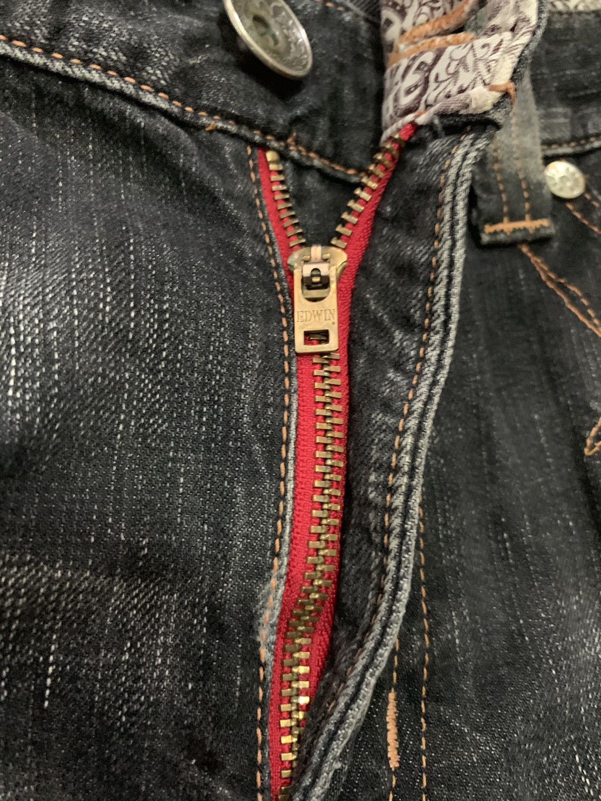 Edwin Vintage Edwin Blue Trip distressed jeans Size US 34 / EU 50 - 8 Thumbnail