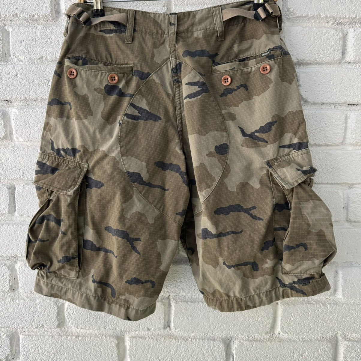 Stussy Stussy Camo Cargo Shorts Size US 30 / EU 46 - 2 Thumbnail