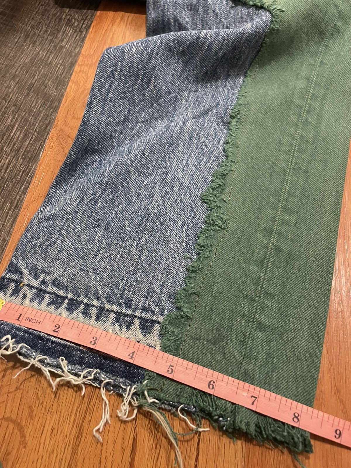 Levi's Vintage Clothing Vintage 501 Levis Made in Usa Custom Handmade Sashiko Boro Size US 32 / EU 48 - 17 Thumbnail