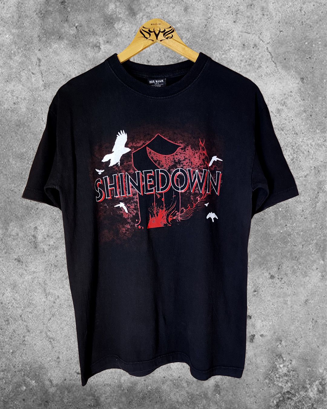 Band Tees 2010 Shinedown & Puddle Of Mudd tour tee Size US M / EU 48-50 / 2 - 2 Thumbnail