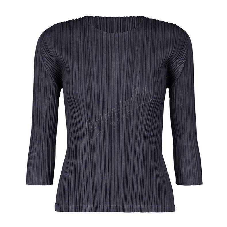 Issey Miyake issey miyake size:5 Dark blue pleated coat Size XXS / US 00 / IT 34 - 1 Thumbnail