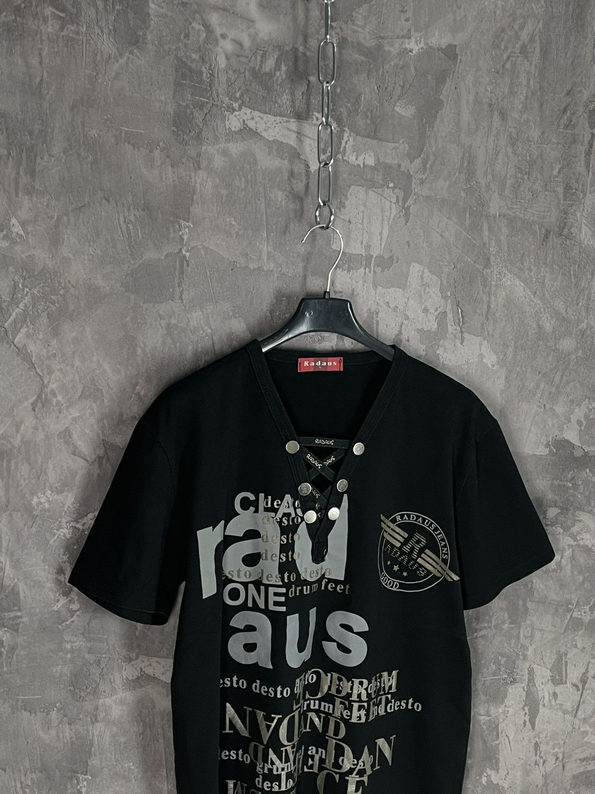 If Six Was Nine × Vintage Y2K Military Glam Japanese Style Tank Top T-Shirt Vest Size L / US 10 / IT 46 - 6 Thumbnail