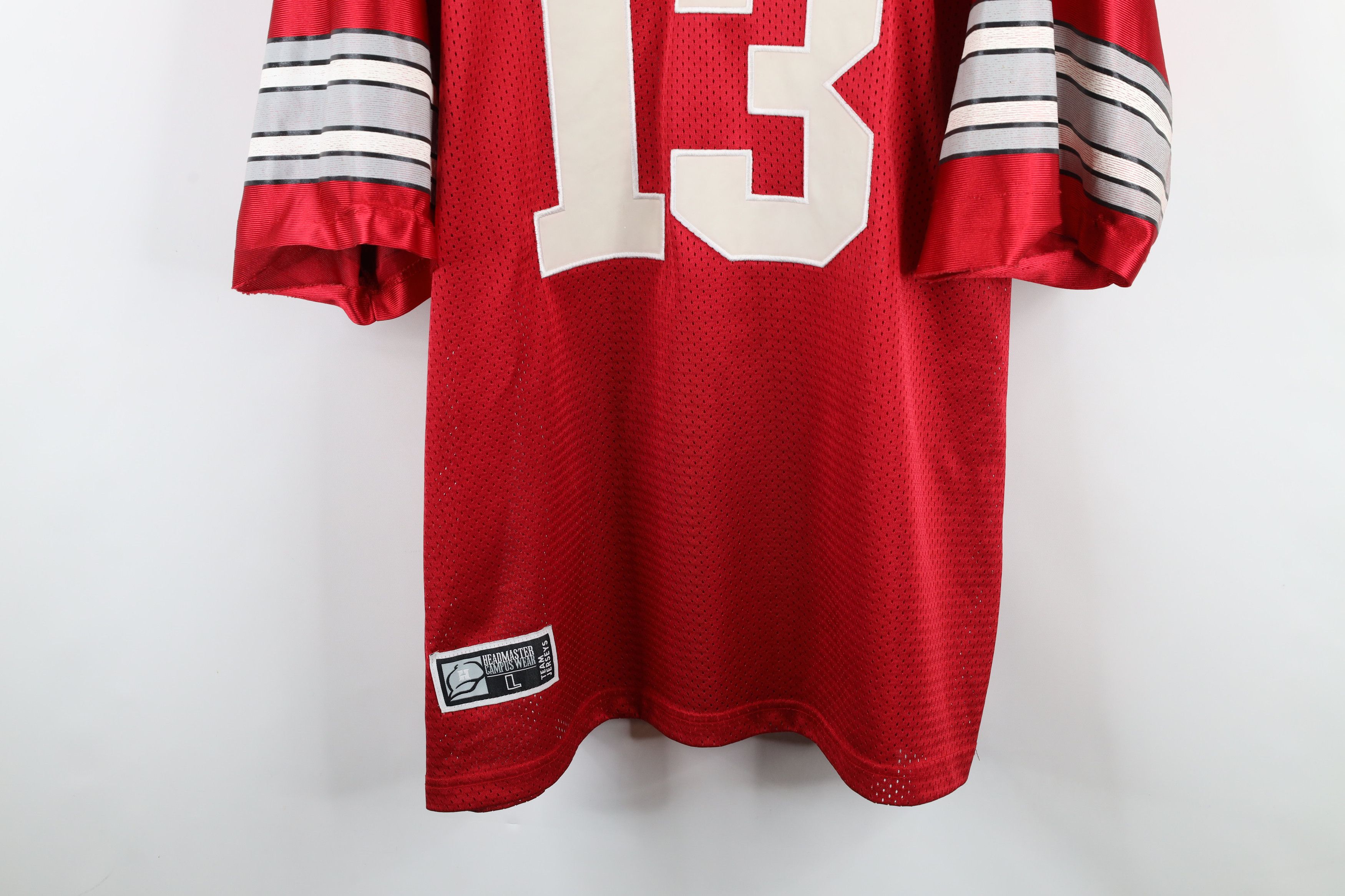 Vintage Vintage Baggy Ohio State University Football Jersey #13 Size US L / EU 52-54 / 3 - 3 Thumbnail