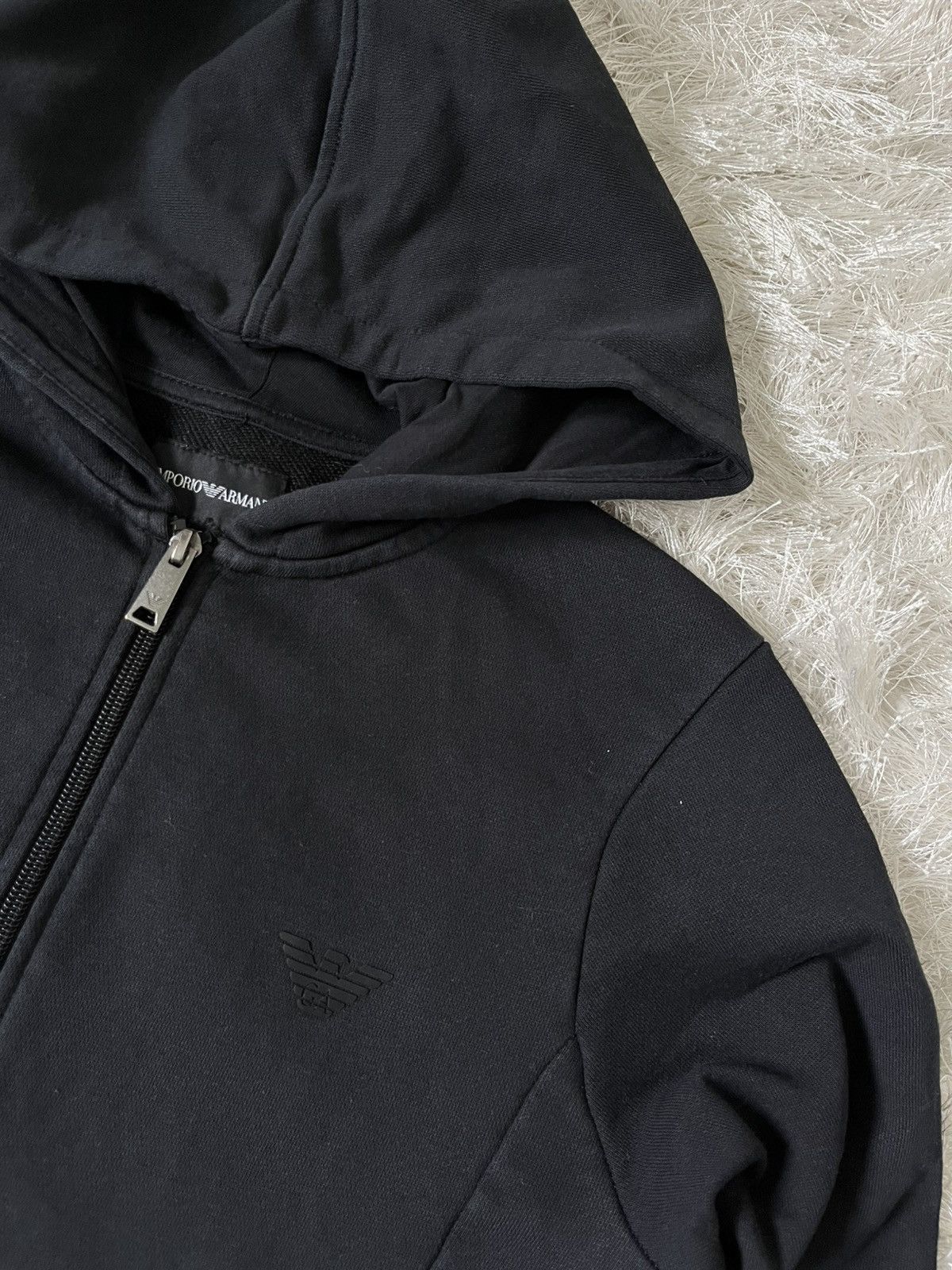 Emporio Armani Full zip women black Size S / US 4 / IT 40 - 5 Thumbnail