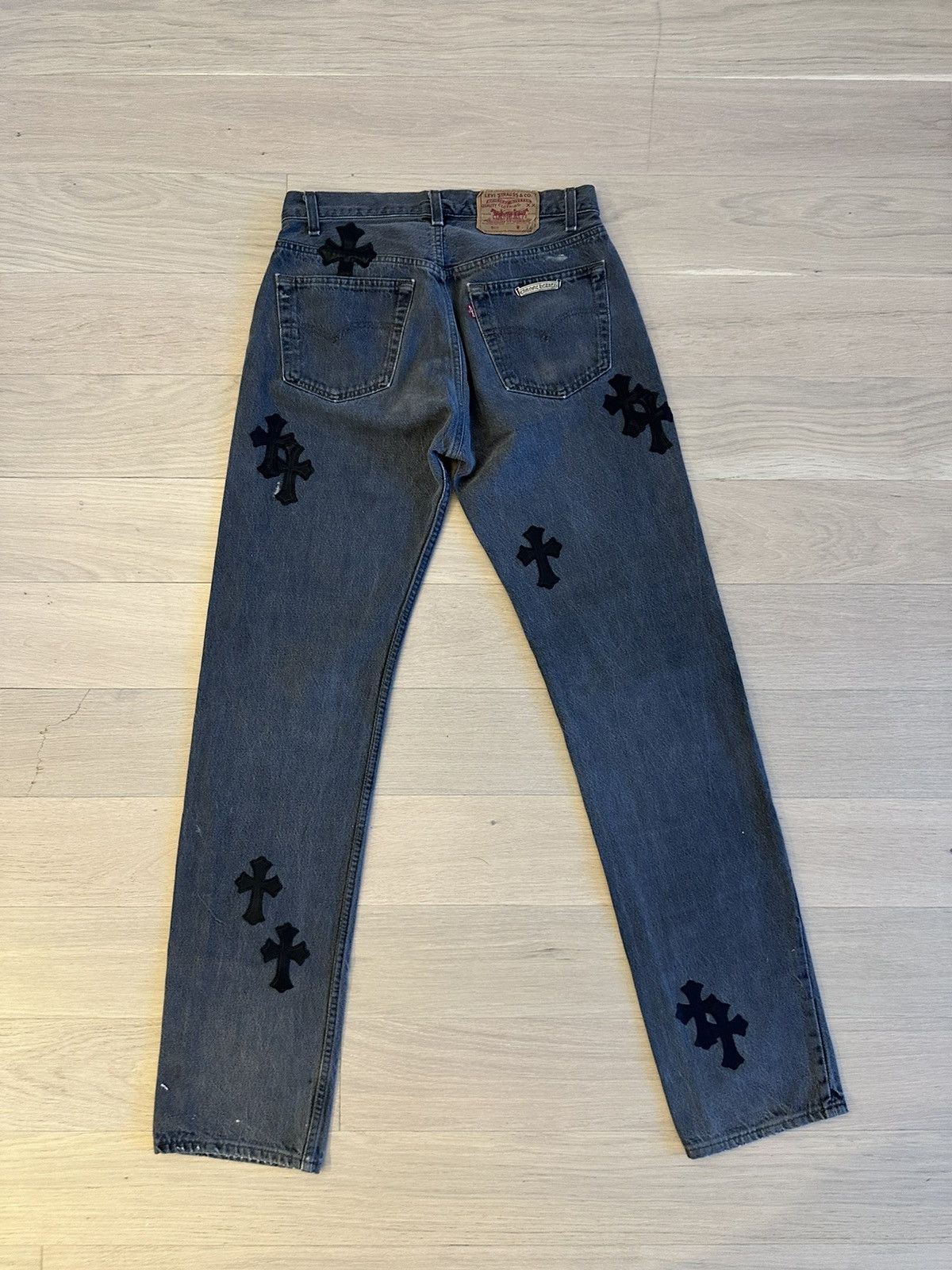 Chrome Hearts 🔥Chrome Hearts 501 Grey Jeans🔥 Size US 29 - 2 Thumbnail
