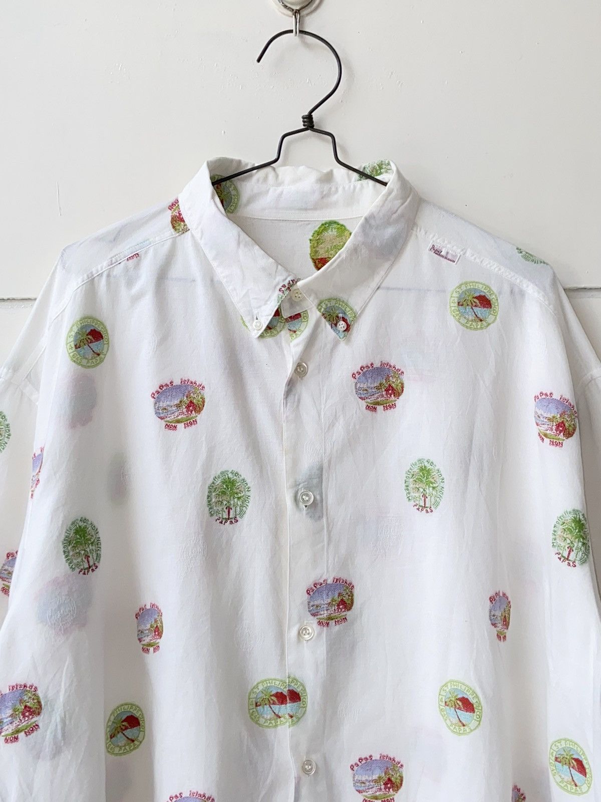 Designer × Issey Miyake × Japanese Brand PAPAS MANIERE De HEMING Shirt Size US XXL / EU 58 / 5 - 12 Thumbnail