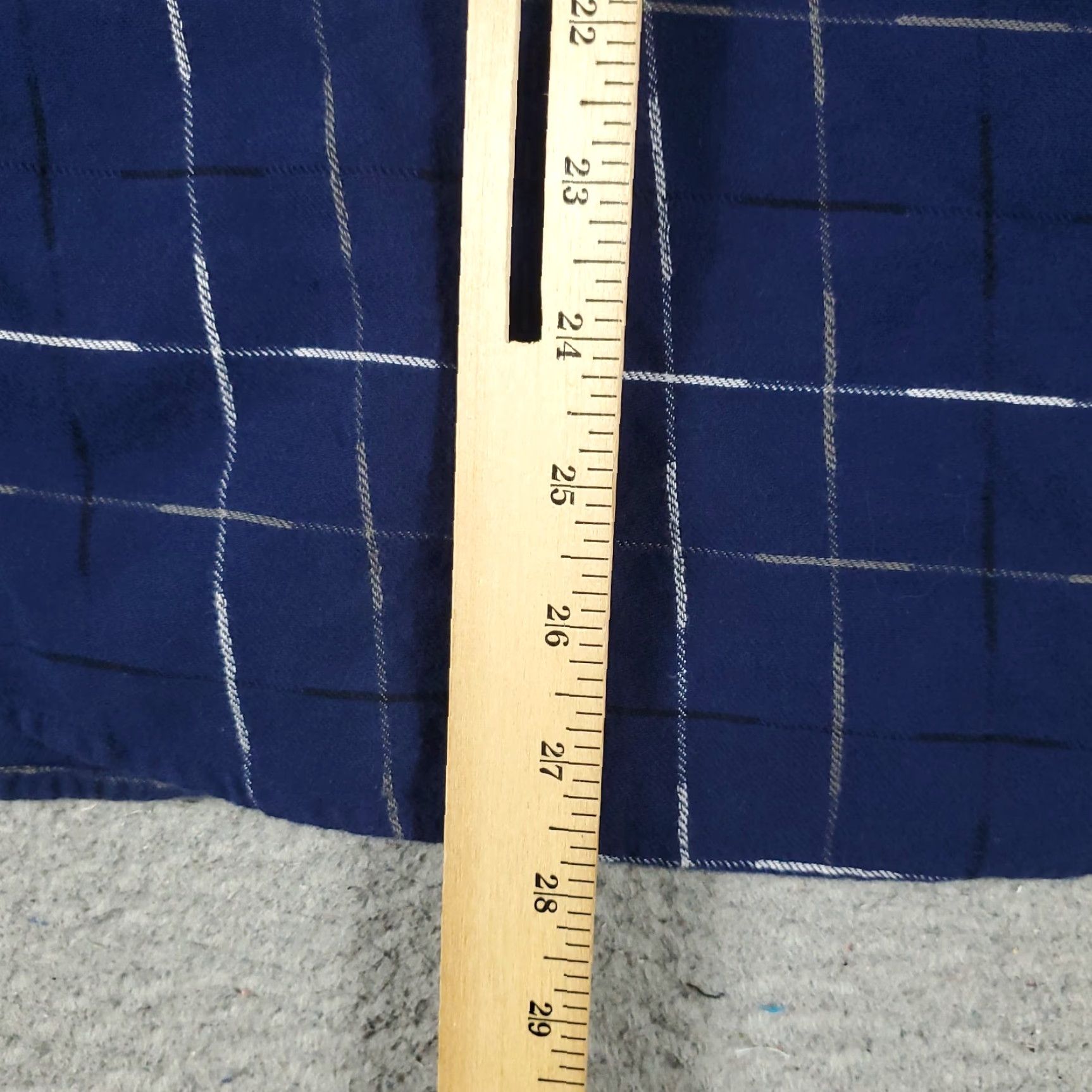 Original Penguin Original Penguin Shirt Adult Large Blue Plaid Button-Up Long Sleeve Cotton Pockets Logo Mens Size US L / EU 52-54 / 3 - 5 Thumbnail