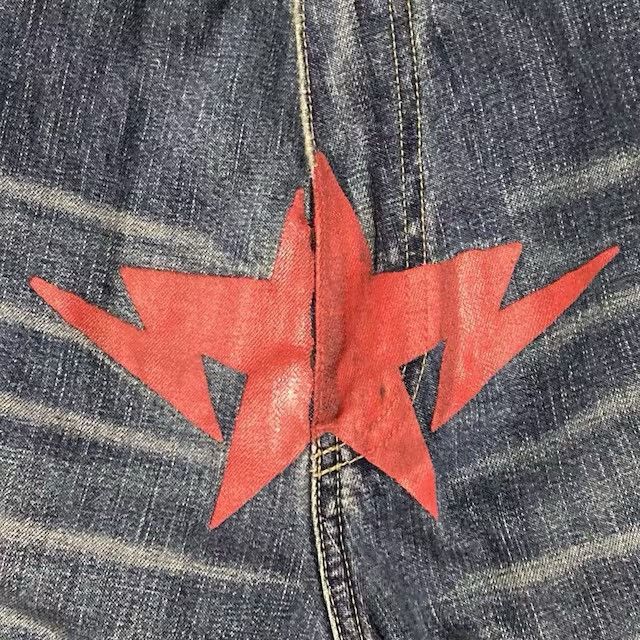 Bape BAPE TWIN STA Denim Pants a bathing ape star NIGO ★size XXL Size US 38 / EU 54 - 3 Thumbnail
