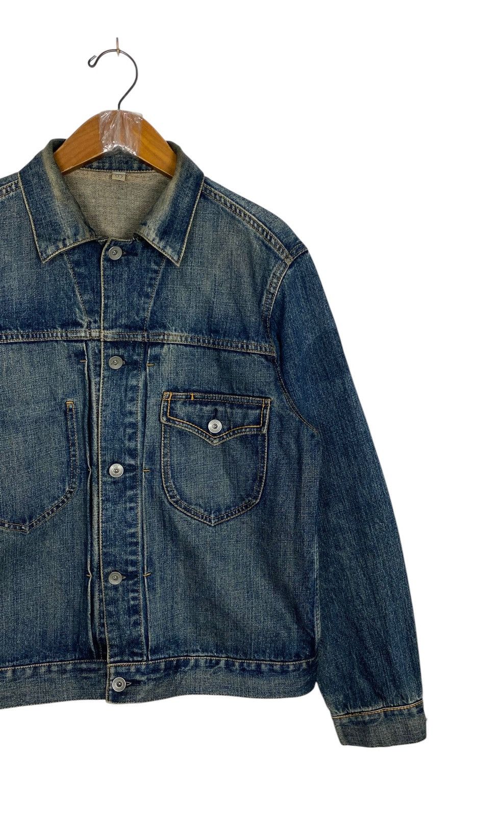 Uniqlo Rare‼️ Uniqlo Trucker Denim Jacket Size US S / EU 44-46 / 1 - 3 Thumbnail