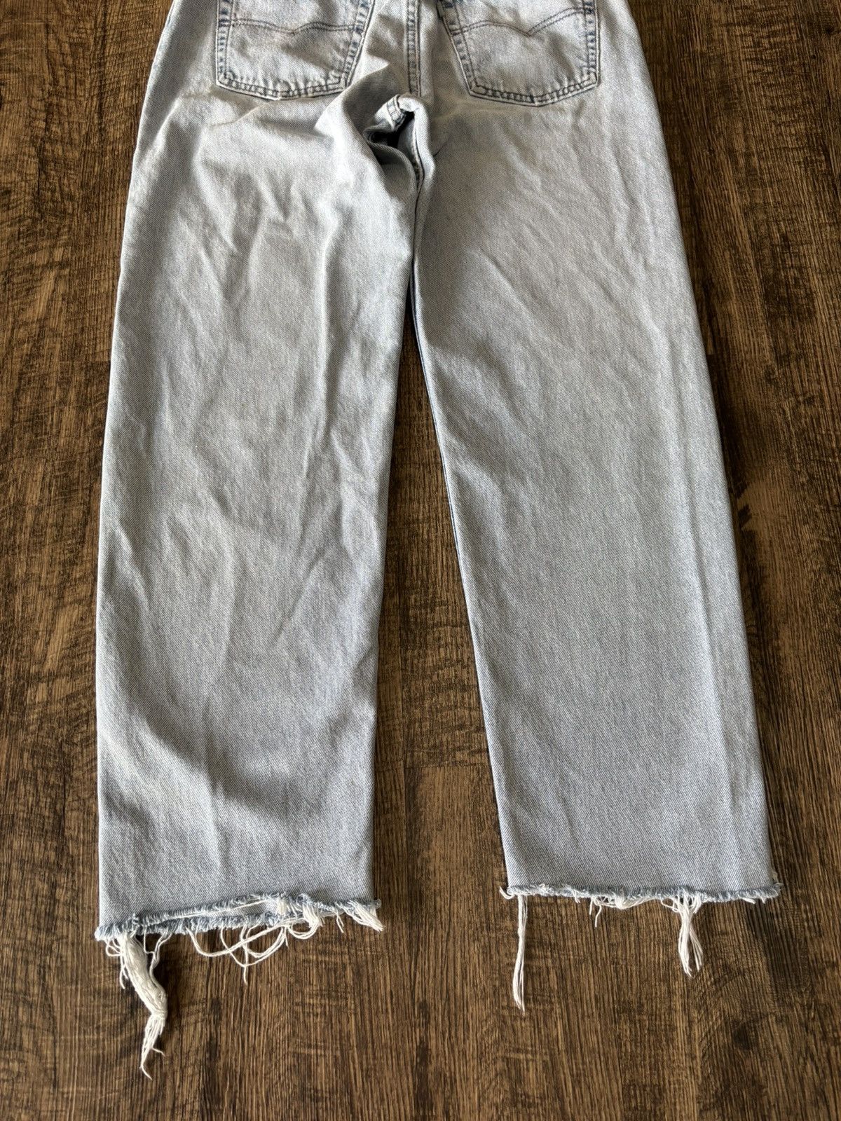 Levi's Vintage Clothing 90s Levis Silver-tab 33x31 Baggy Denim Cut Hem Size US 33 - 9 Thumbnail