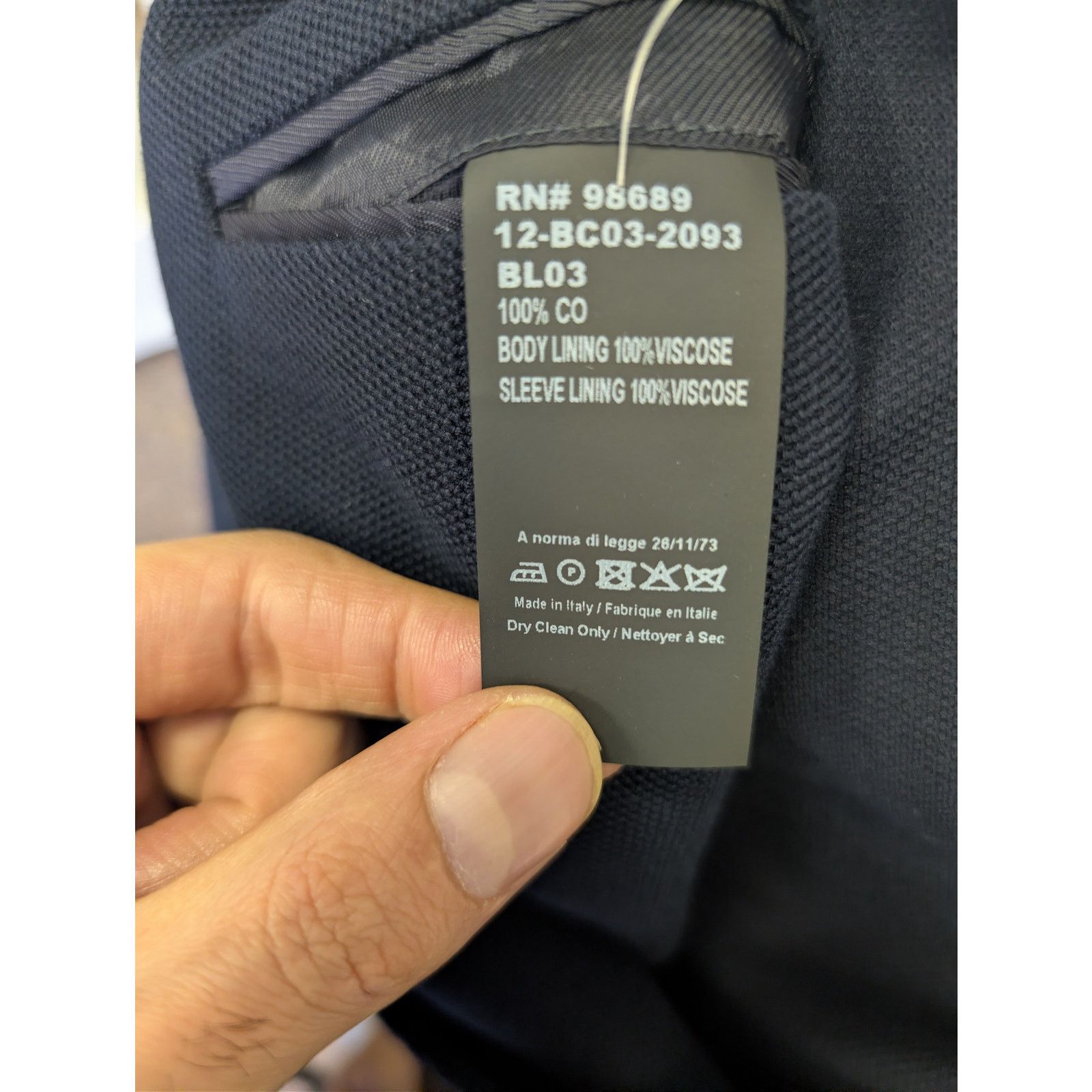 Todd Snyder o1rshd1 CC20 Light Jacket Blazer in Navy Blue Size US M / EU 48-50 / 2 - 16 Thumbnail