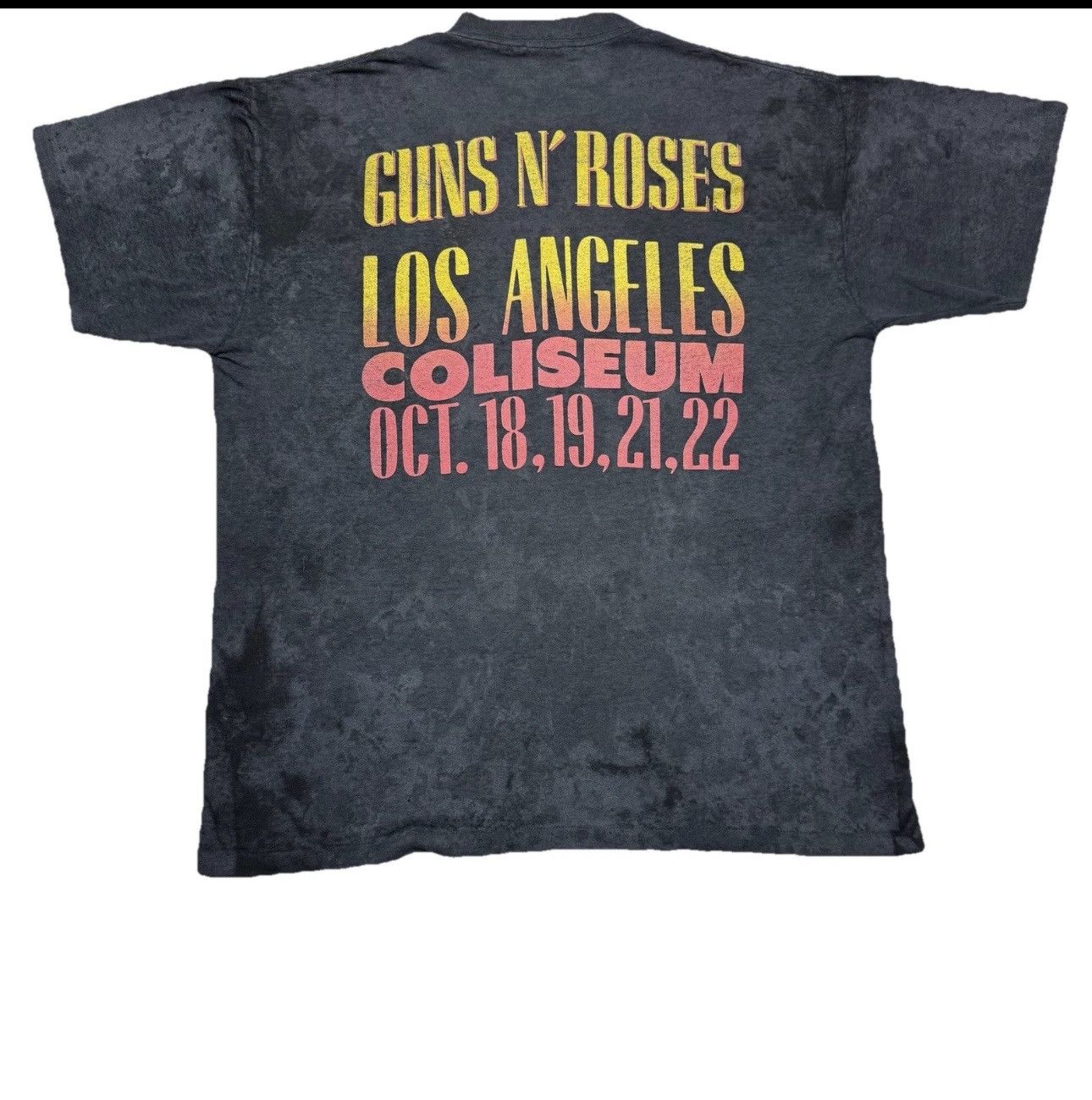 Guns N' Roses 1989 Guns N Roses Coliseum Tour Tee Single Stitch XL Hugger Size US XL / EU 56 / 4 - 3 Thumbnail