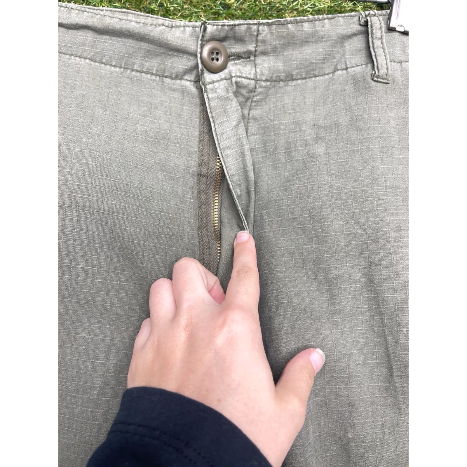 Vintage 5.11 Tactical Pants Mens Large Regular Taclite Green Cargo Work Ripstop 90s 511 Size US 33 - 6 Thumbnail