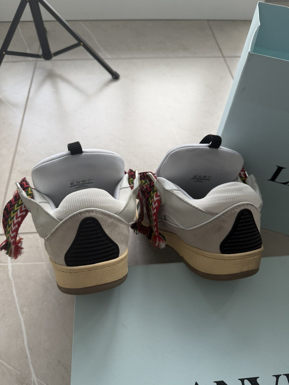 Lanvin Lanvin Curb Sneakers 'White' Size US 10 / EU 43 - 5 Thumbnail