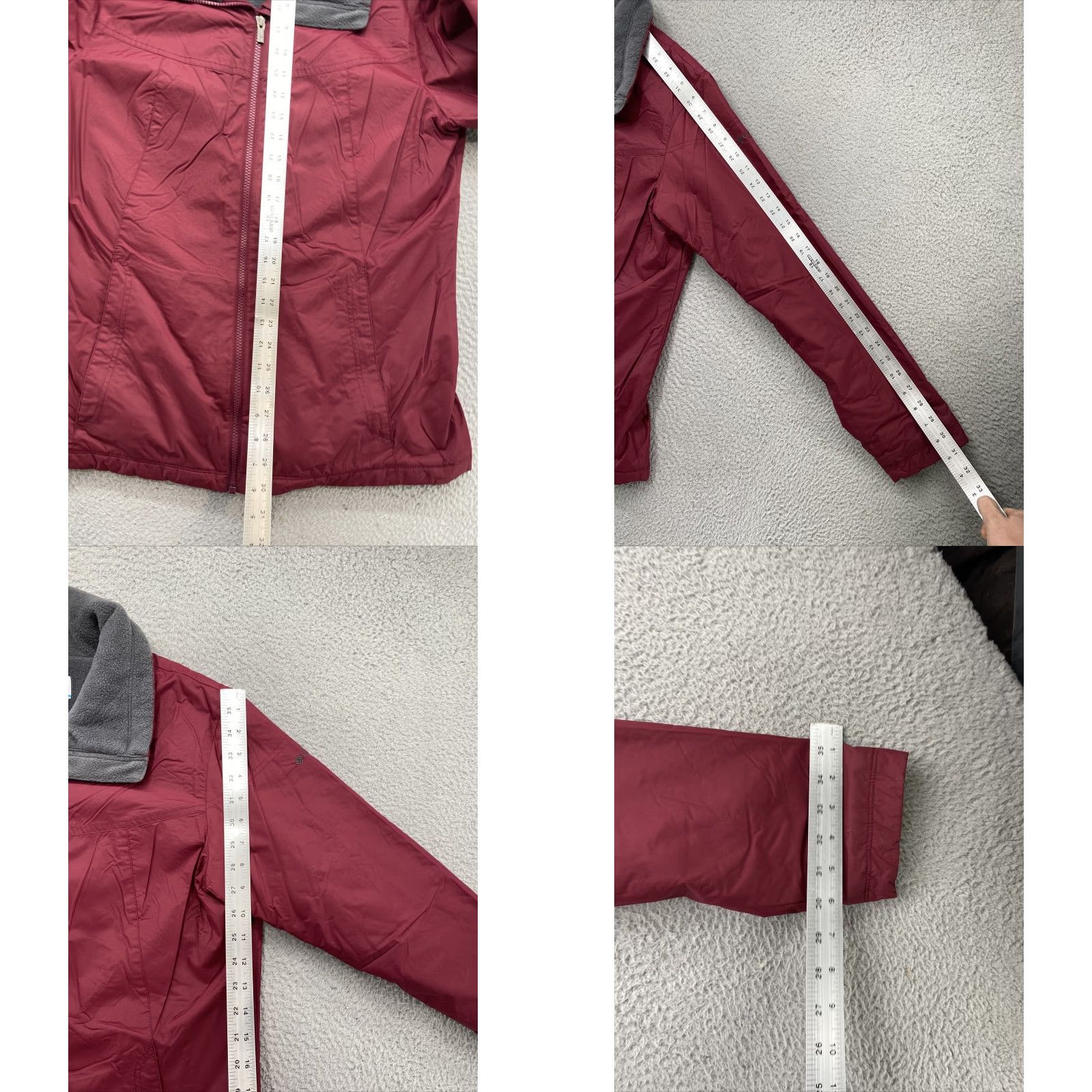 Vintage VINTAGE Columbia Jacket Women L Red Nylon Full Zip Fleece Lined 90s Style Size L / US 10 / IT 46 - 8 Thumbnail