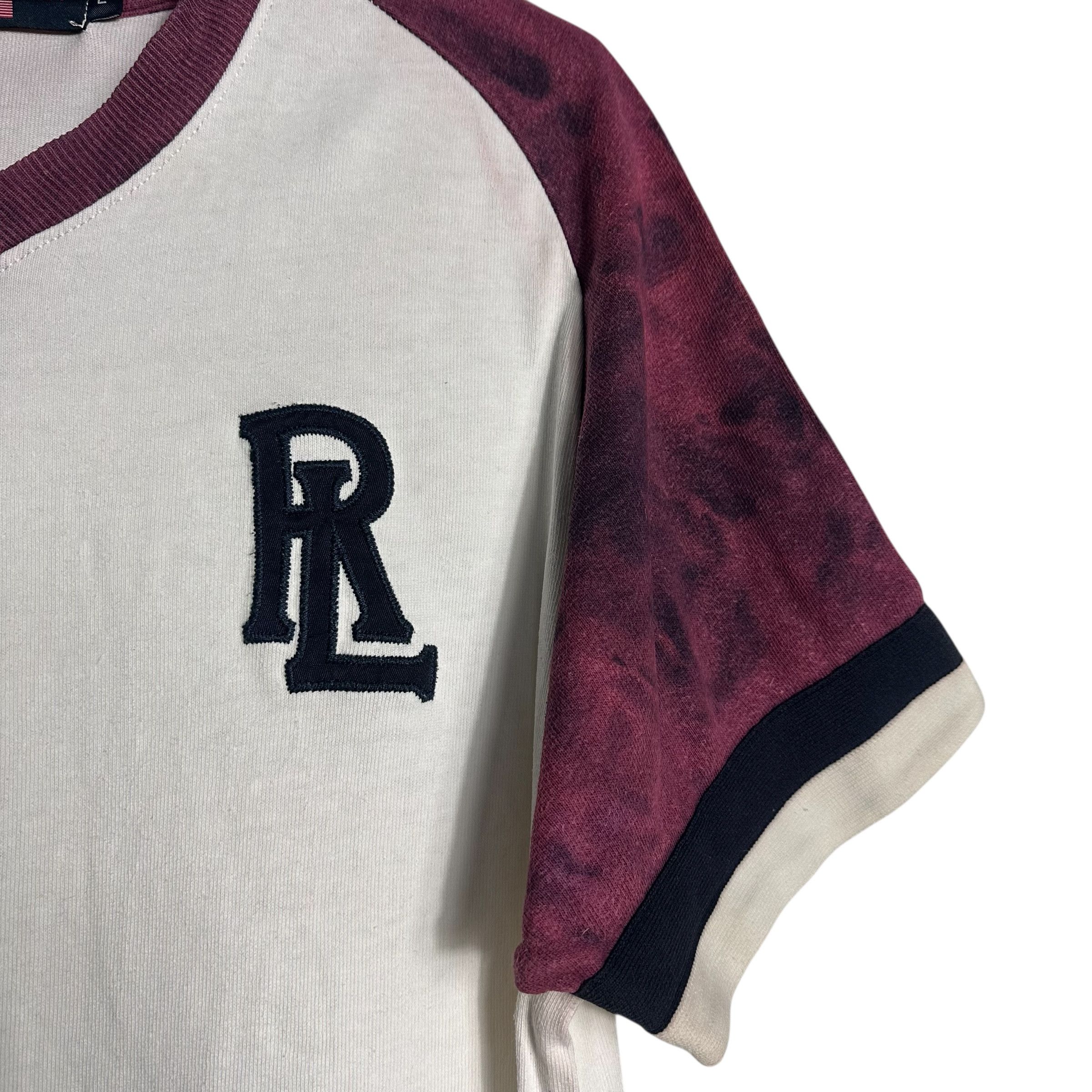 Polo Ralph Lauren 🔥RARE🔥Vintage Polo Sport Ralph Lauren Baseball Tee Size US L / EU 52-54 / 3 - 3 Thumbnail