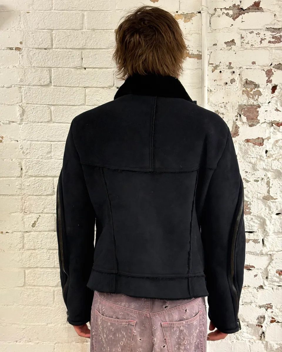 Emporio Armani AW2002 Emporio Armani Tornado Zip Dark Suede Leather Jacket Size US M / EU 48-50 / 2 - 3 Thumbnail