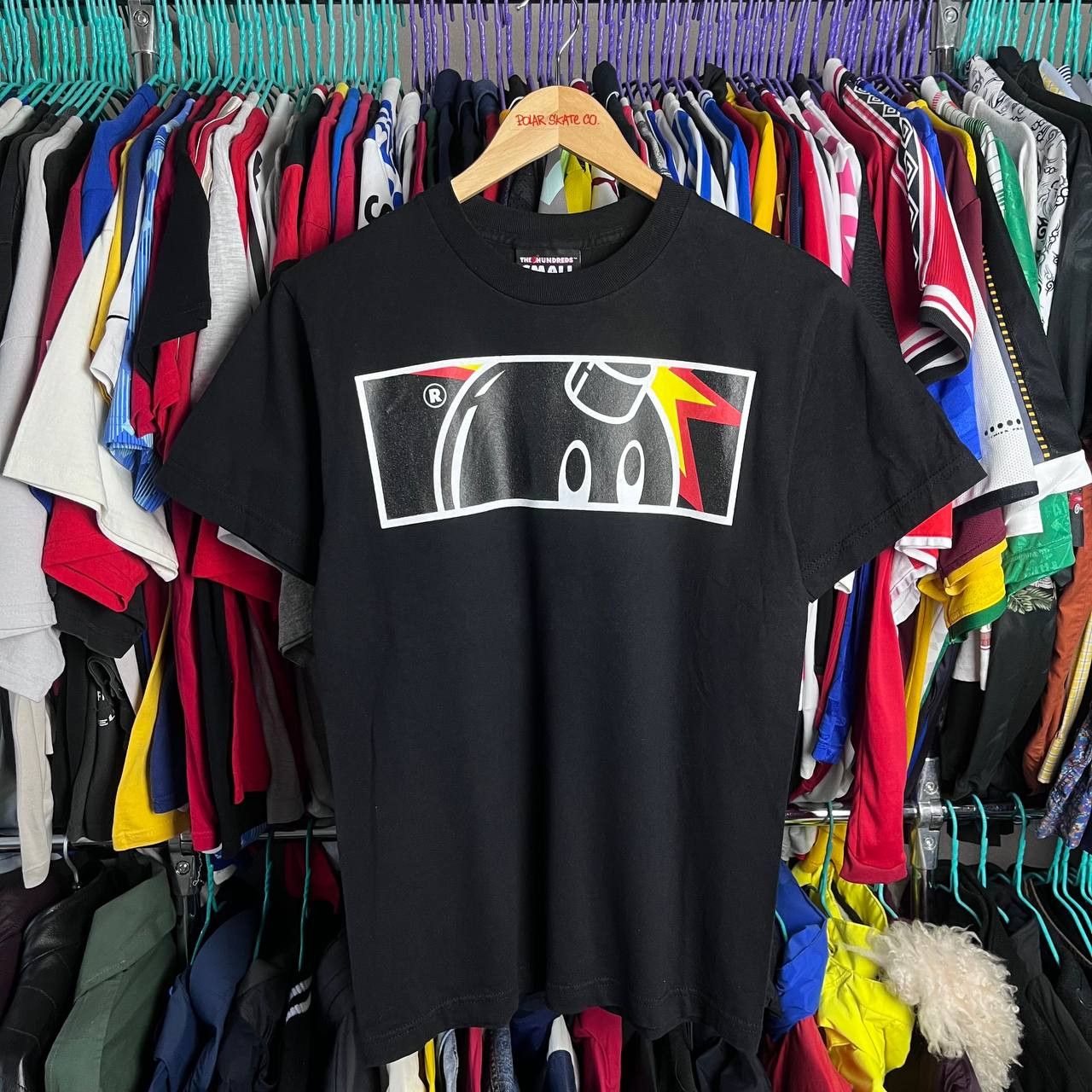 The Hundreds The Hundreds Big Logo Adam Bomb Black Tshirt Made in USA Size US S / EU 44-46 / 1 - 1 Thumbnail