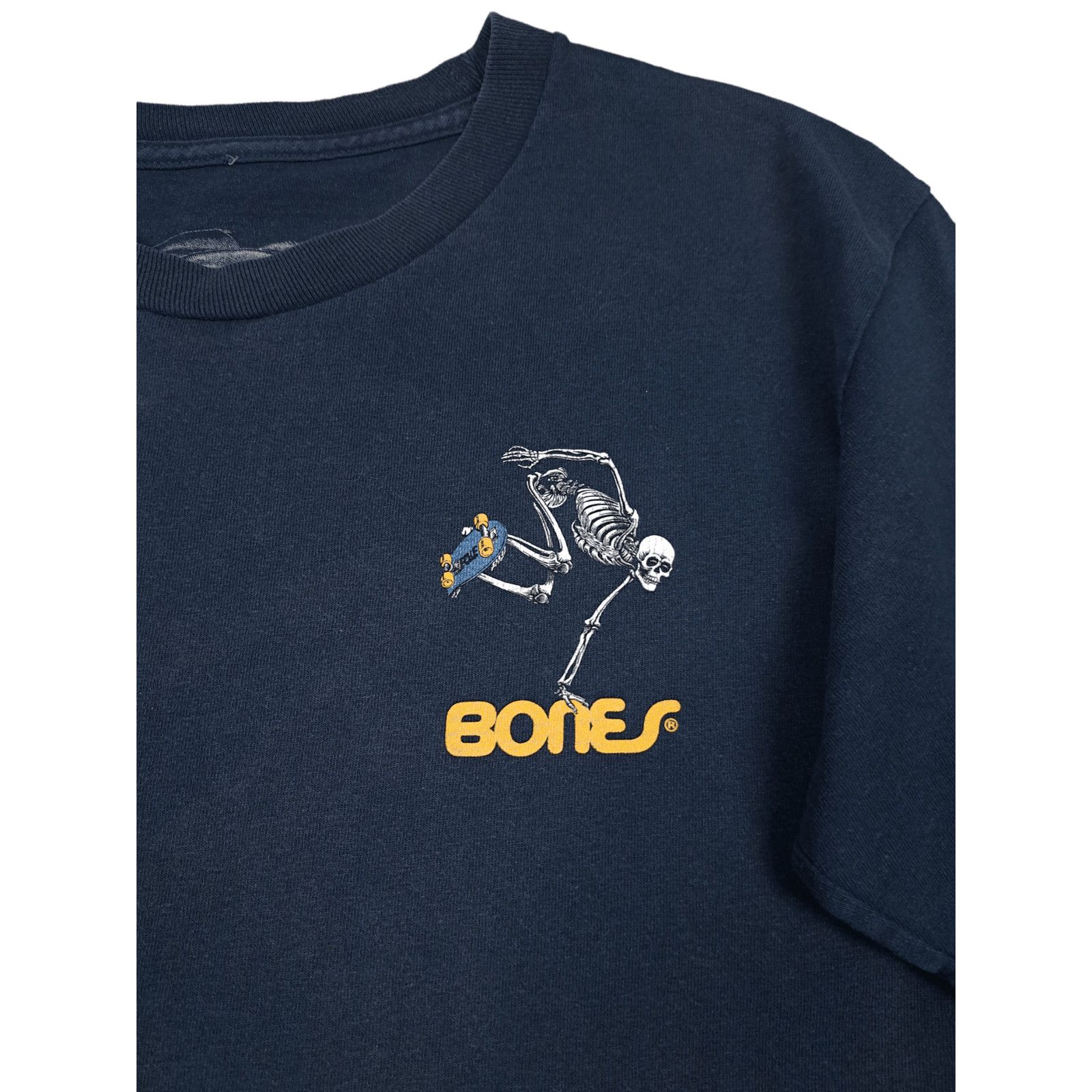 Vintage Powell Peralta BONES Faded Black Skate T-Shirt