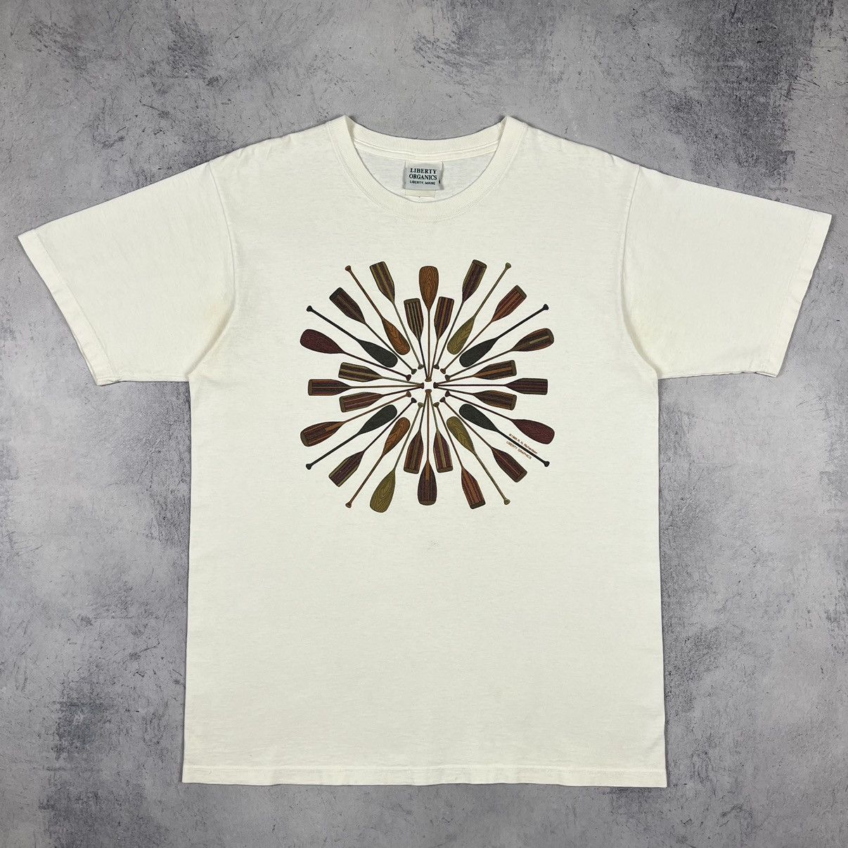 Vintage Vintage Liberty Graphics paddle art tee 1995 Size US L / EU 52-54 / 3 - 2 Thumbnail