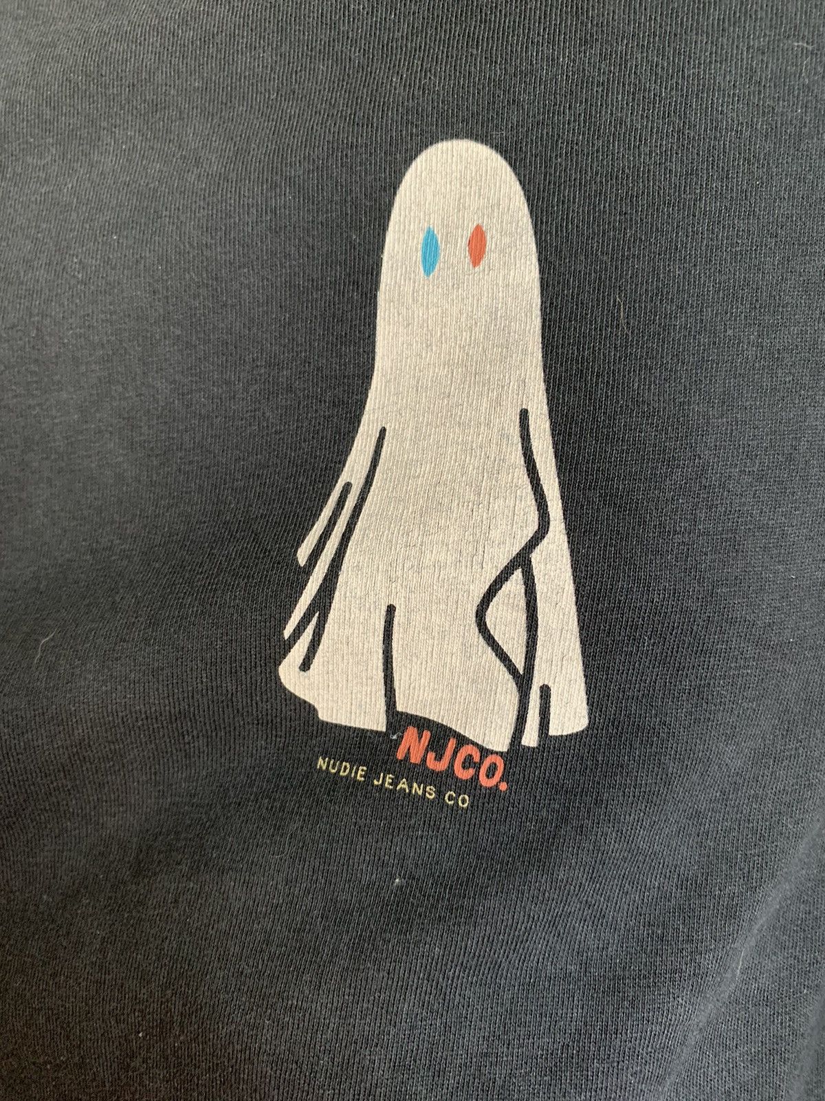 Hysteric Glamour × Japanese Brand × Nudie Jeans Nudie jeans Roy Ghost vintage Y2K Faded Logo Printed t shirt Size US XXL / EU 58 / 5 - 3 Thumbnail