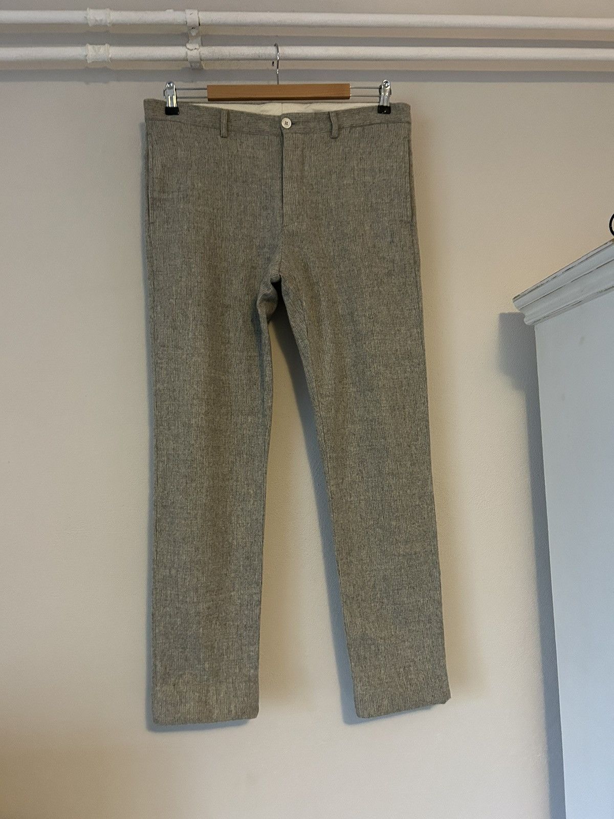 Brunello Cucinelli Grey Wool Pants Size US 36 / EU 52 - 1 Thumbnail