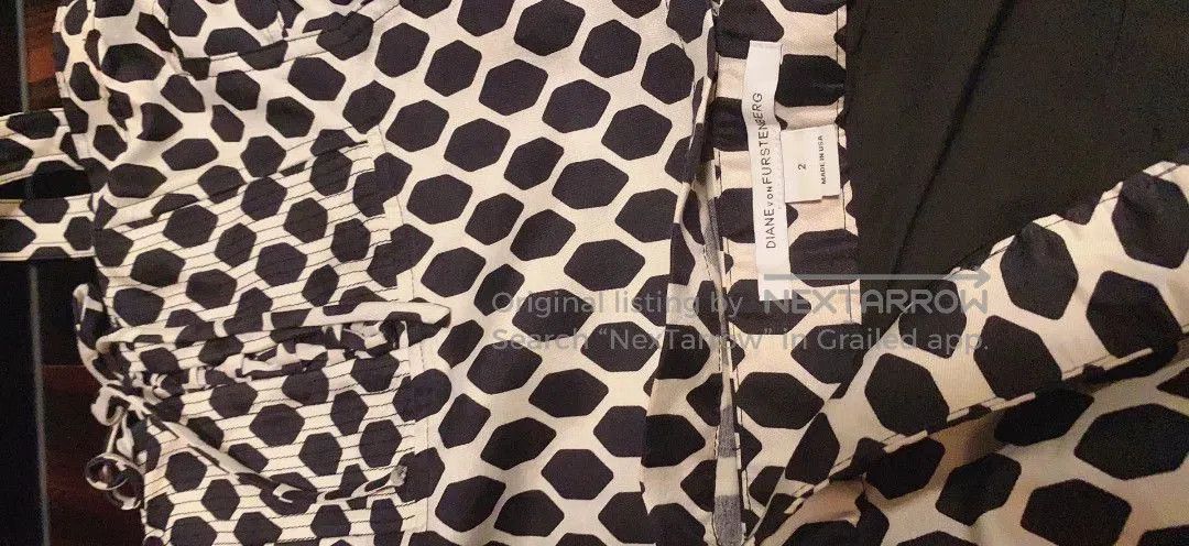 Diane von Furstenberg DVF Runway Silk-Cotton Two-Piece Set. Size M / US 6-8 / IT 42-44 - 6 Thumbnail