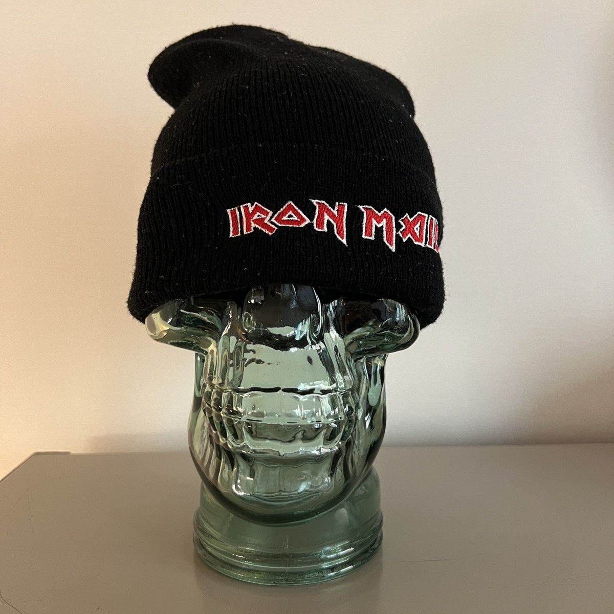 Other Vintage 90s IRON MAIDEN Band Logo Beanie Size ONE SIZE - 5 Thumbnail