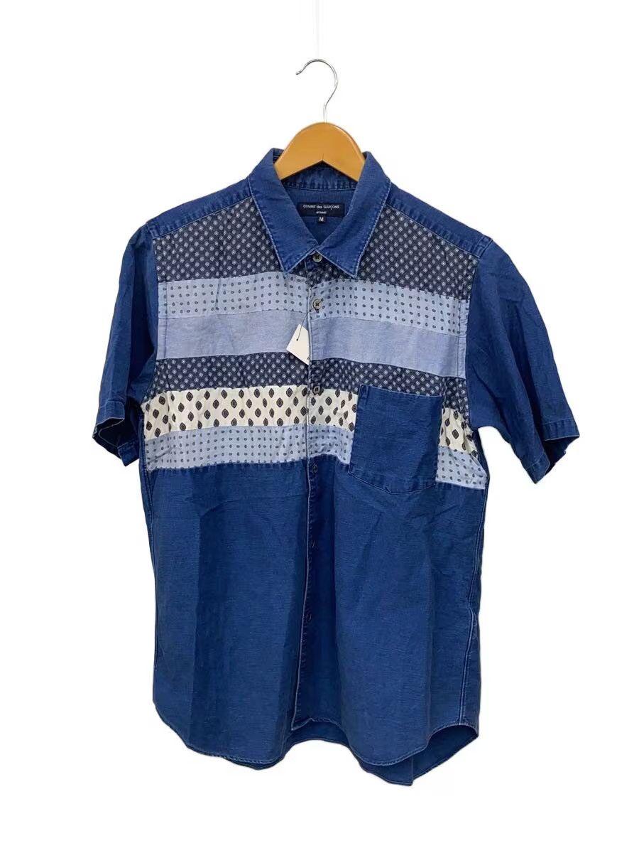 Comme des Garcons Homme Patchwork Short Sleeve Button Shirt Size US L / EU 52-54 / 3 - 1 Thumbnail