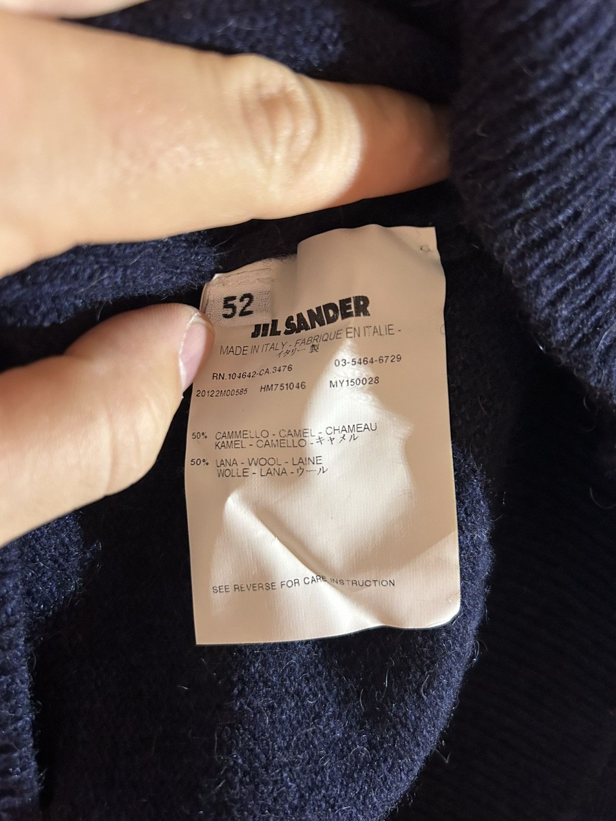 Jil Sander Jil Sander Dino Sweater Size US L / EU 52-54 / 3 - 8 Thumbnail