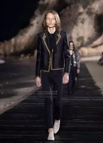 Yves Saint Laurent Saint Laurent Black Court Jacket. Size US M / EU 48-50 / 2 - 2 Thumbnail