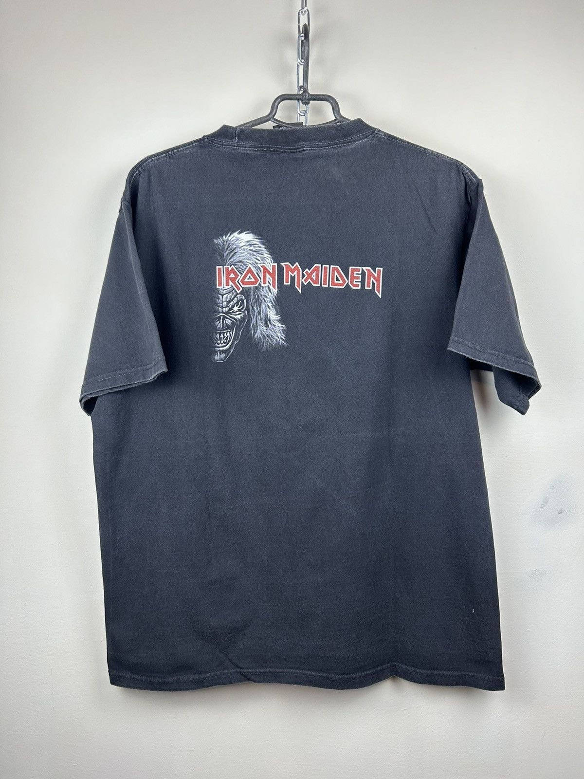 Band Tees Vintage 00s Iron Maiden Faer of the Dark T shirt Size US XL / EU 56 / 4 - 18 Thumbnail