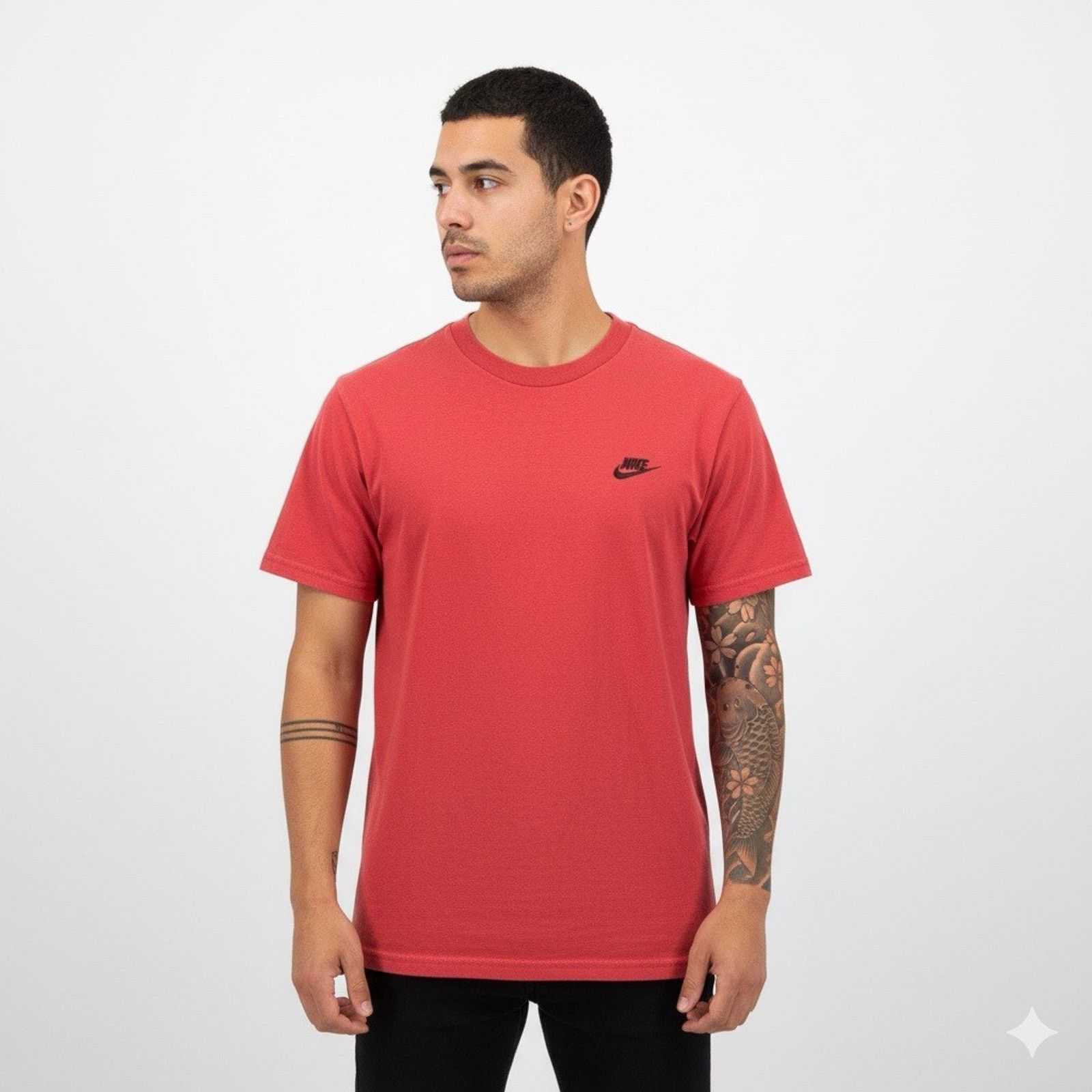 Nike Vintage Nike Embroidered Red Shirt Men's Medium Size US M / EU 48-50 / 2 - 1 Thumbnail