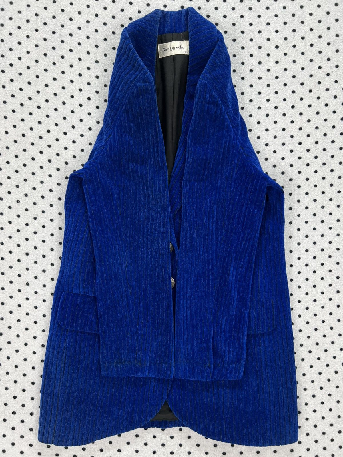 Guy Laroche Vintage Guy Laroche Paris Corduroy Coat Size S / US 4 / IT 40 - 5 Thumbnail