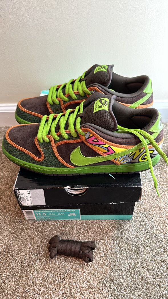 Nike Nike De La Soul SB Dunks Size US 11.5 / EU 44-45 - 5 Thumbnail