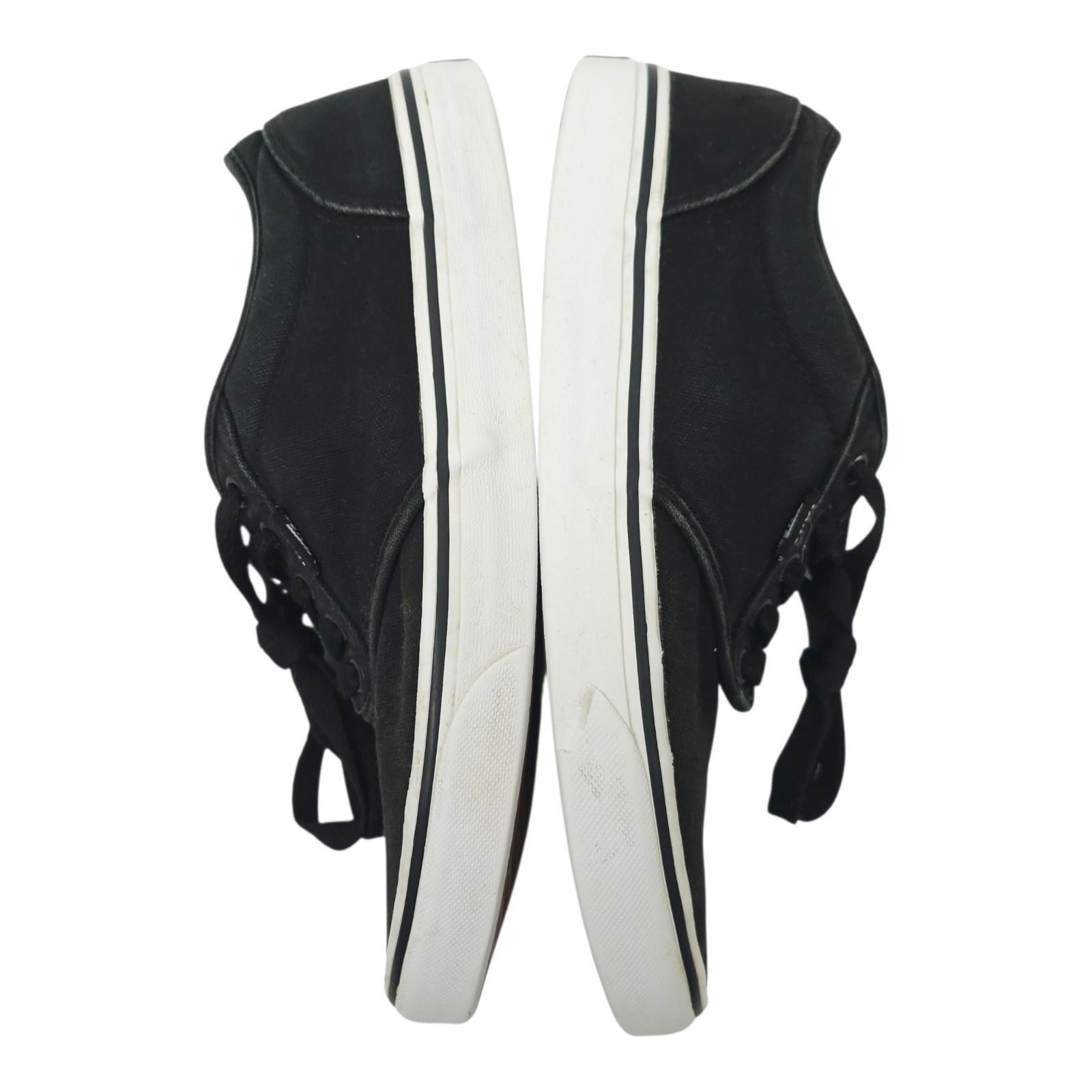 Vans Vans Off The Wall Sneaker Mens 9.5 READ Black Canvas Lace Up Size US 9.5 / EU 42-43 - 9 Thumbnail