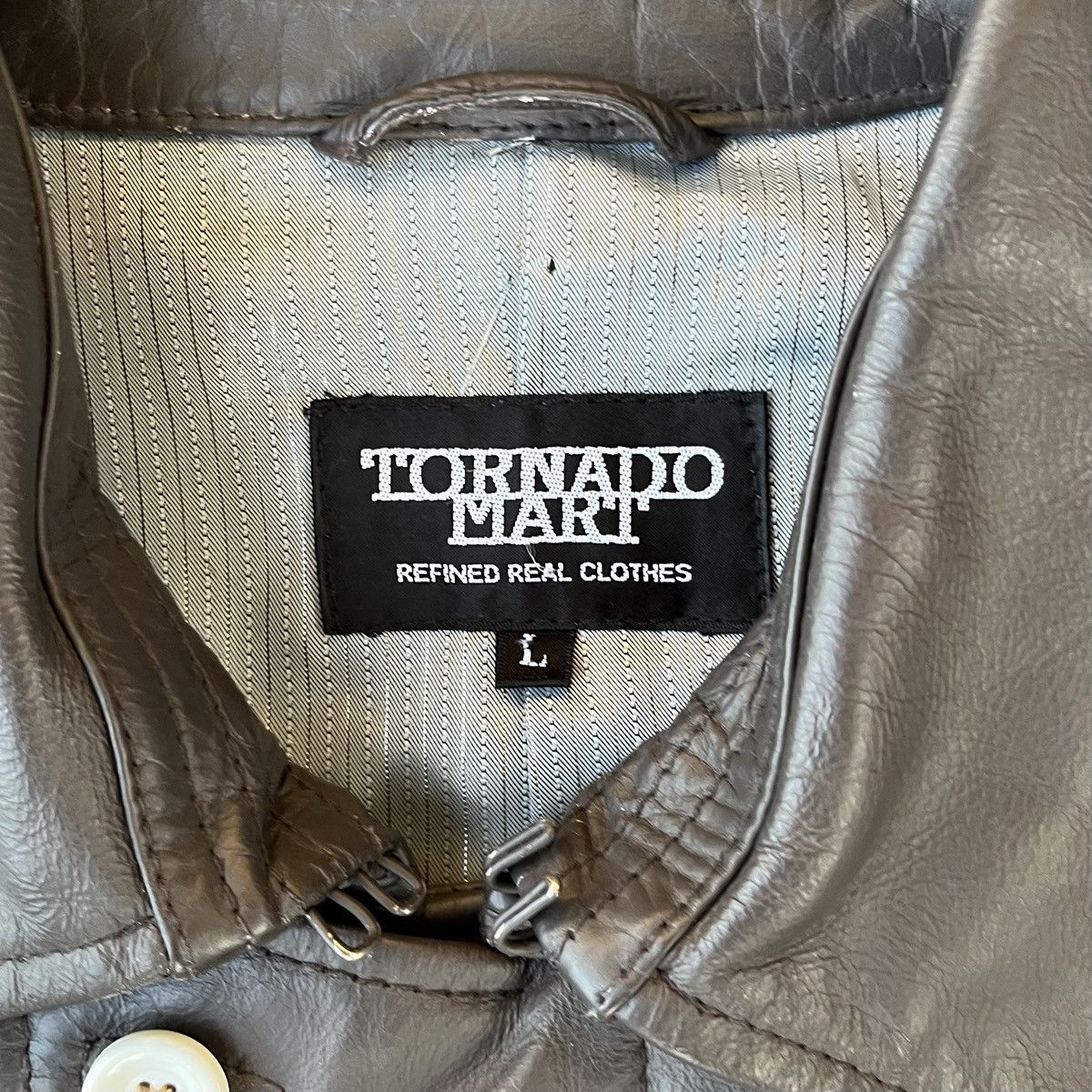 Tornado Mart Tornado Mart leather maxi coat Size L / US 10 / IT 46 - 4 Thumbnail