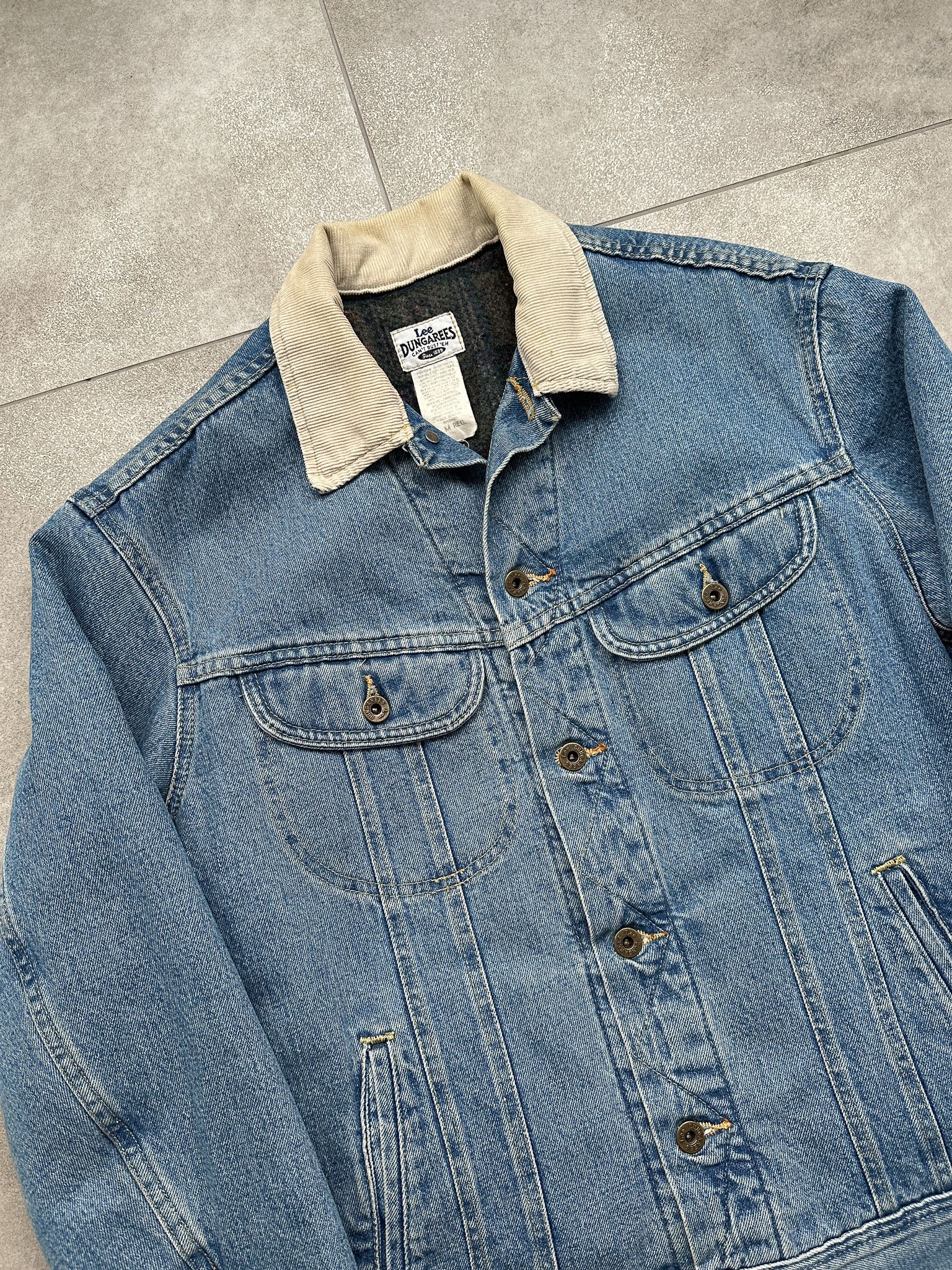 Lee Vintage Lee Blue Denim Trucker Sherpa Jacket Size US M / EU 48-50 / 2 - 4 Thumbnail