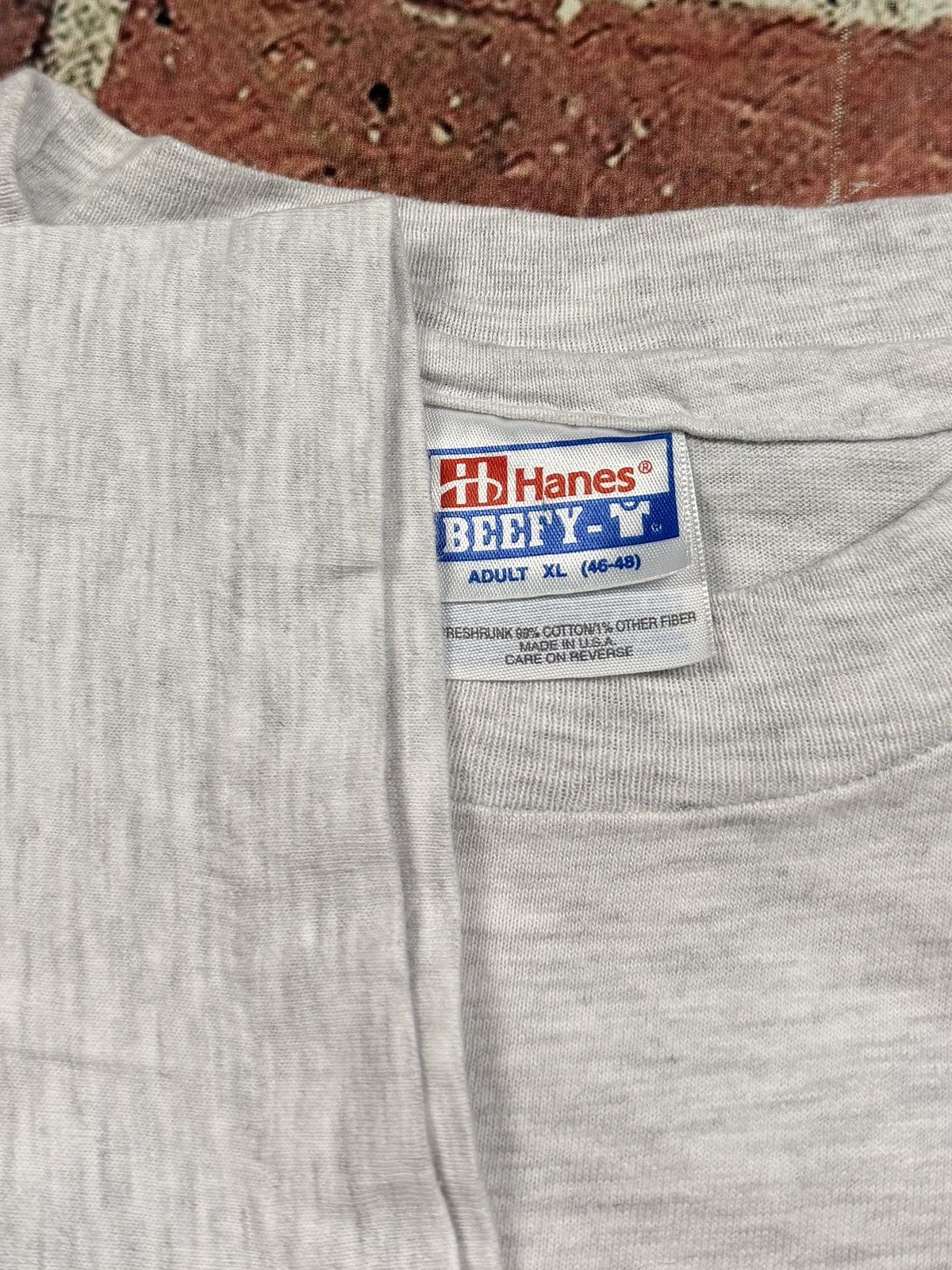 Hanes Vintage 90s USS Intrepid Sea Air Space Museum Tee US Navy Size US XL / EU 56 / 4 - 5 Thumbnail