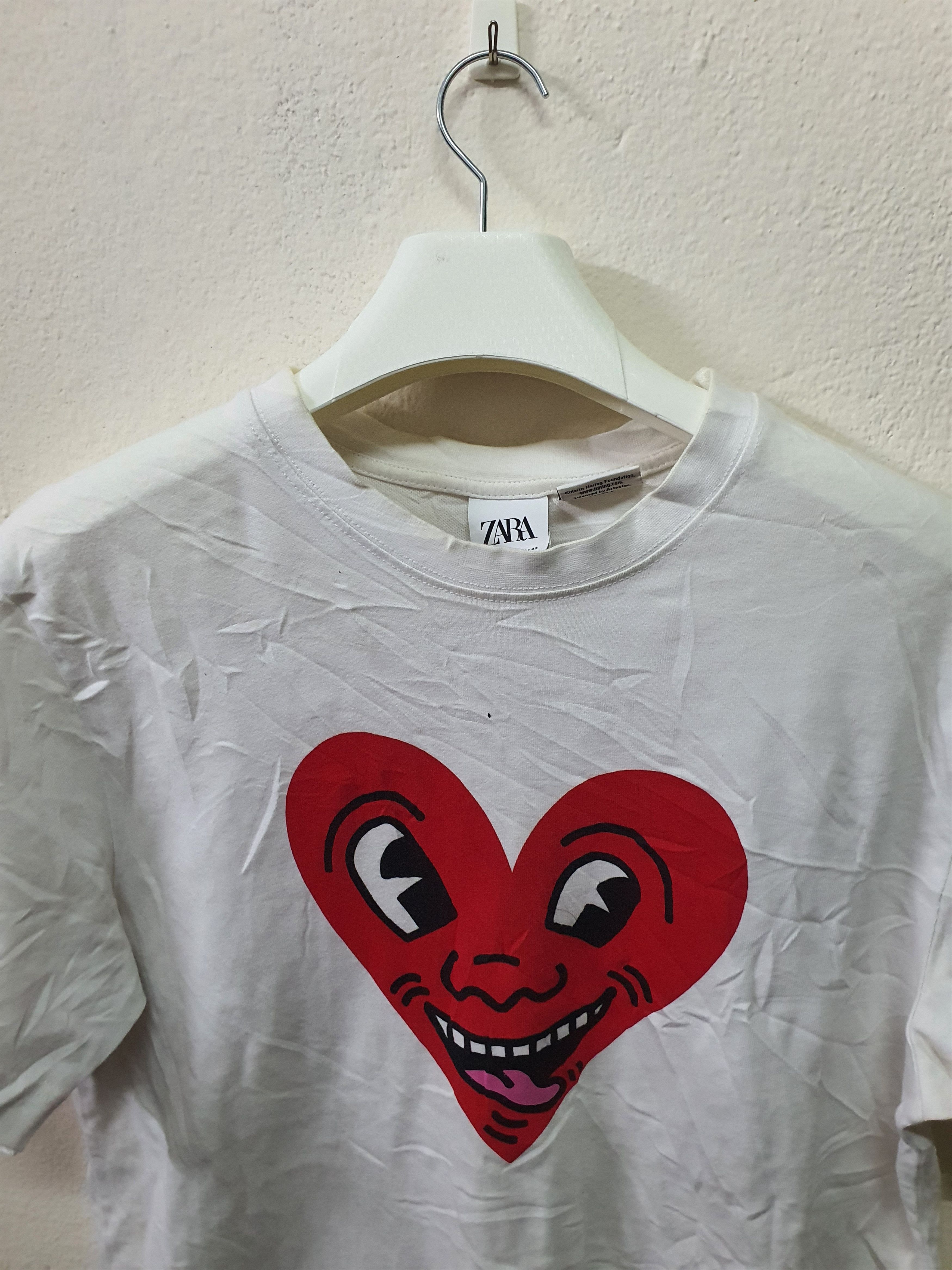 Keith Haring Keith Haring collab tshirt featuring his iconic "Heart Face" Size US M / EU 48-50 / 2 - 3 Thumbnail