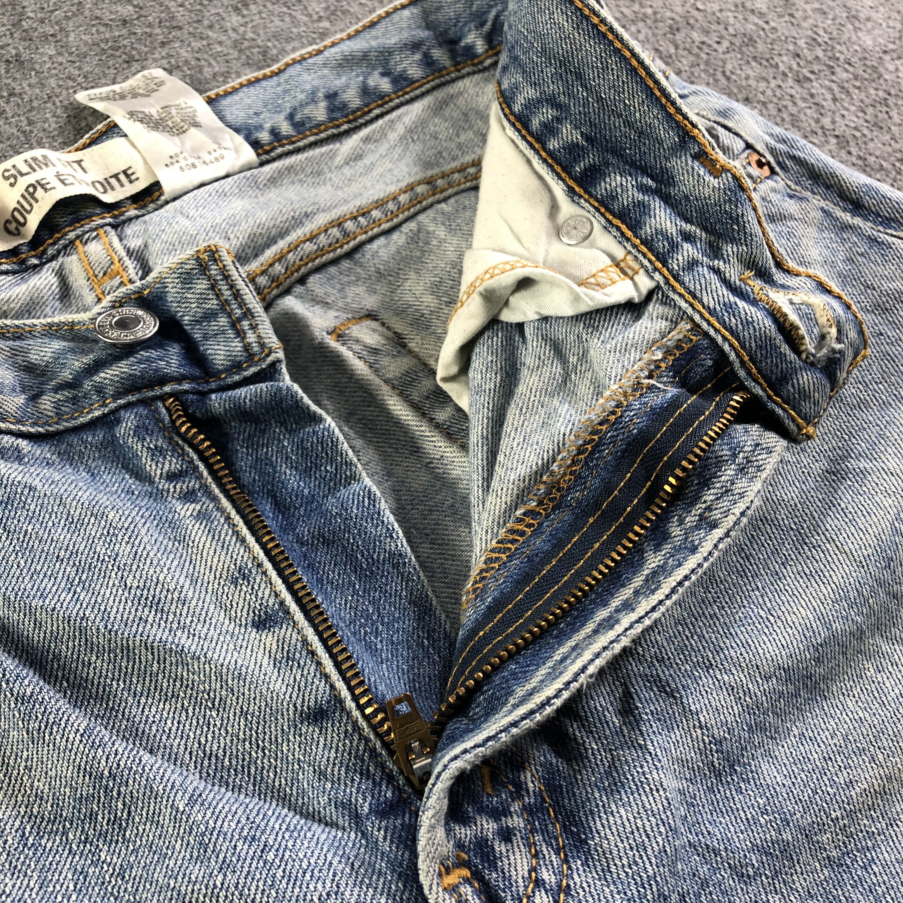 Levi's Vintage Blue Wash Levis 516 Jeans-J4497 Size US 32 / EU 48 - 8 Thumbnail