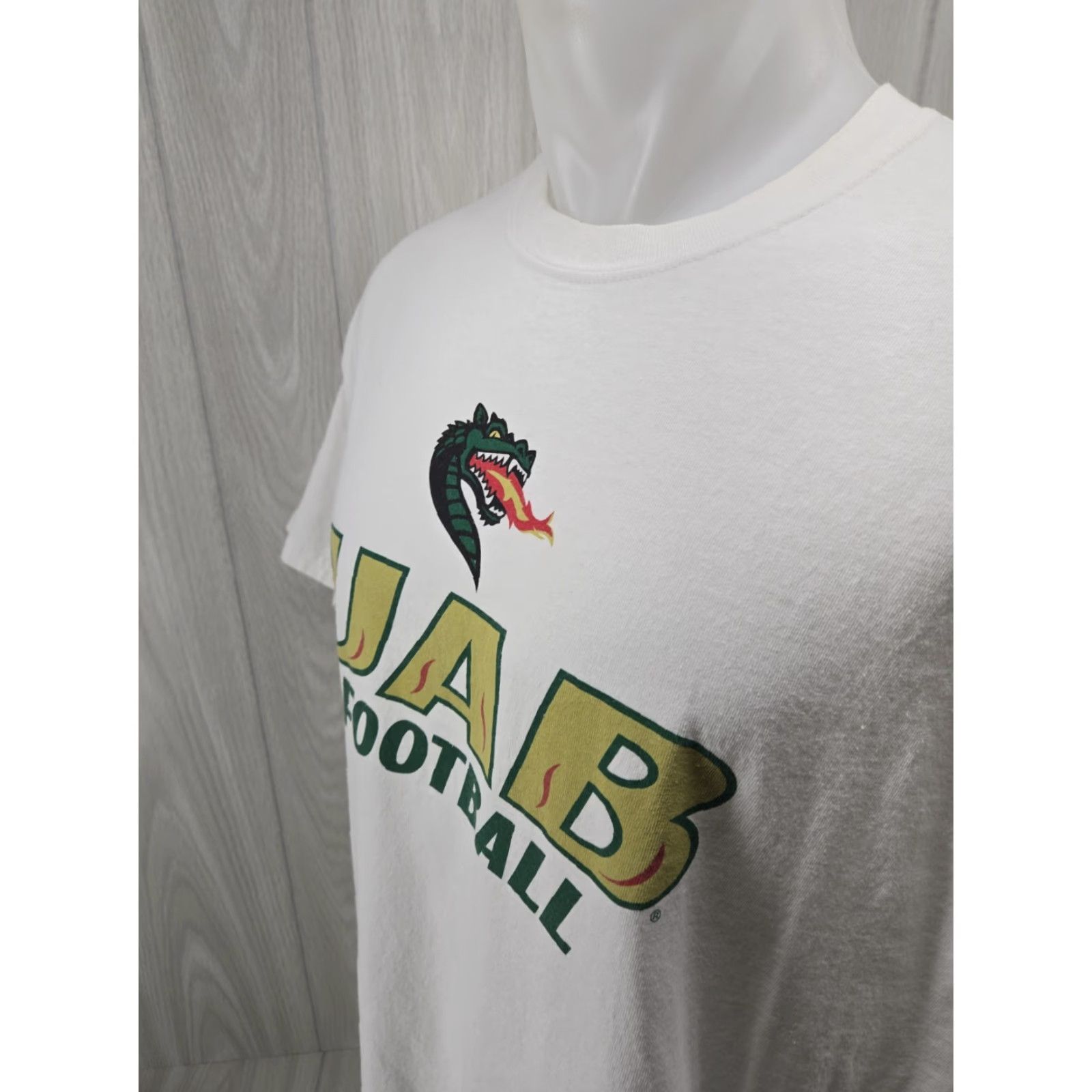 Gildan UAB Blazers Football T Shirt Men XL White Size US XL / EU 56 / 4 - 5 Thumbnail