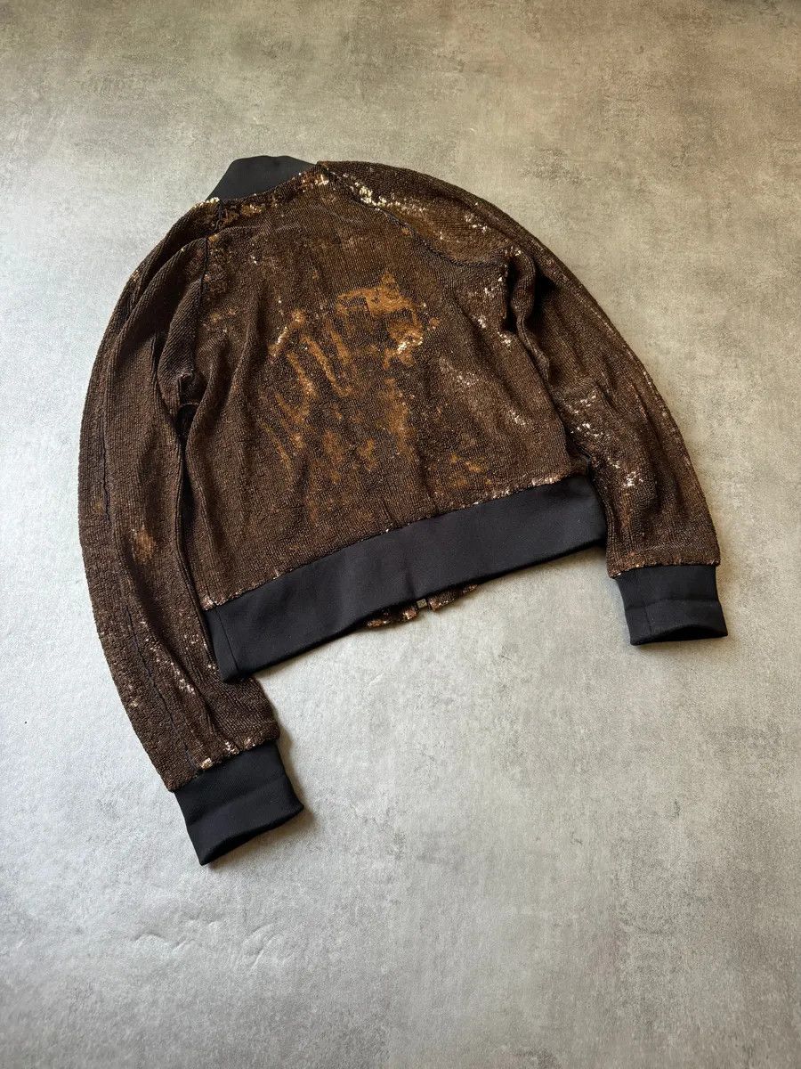 Dolce & Gabbana 2010s Dolce & Gabbana Sequin Brown Jacket Size M / US 6-8 / IT 42-44 - 10 Thumbnail