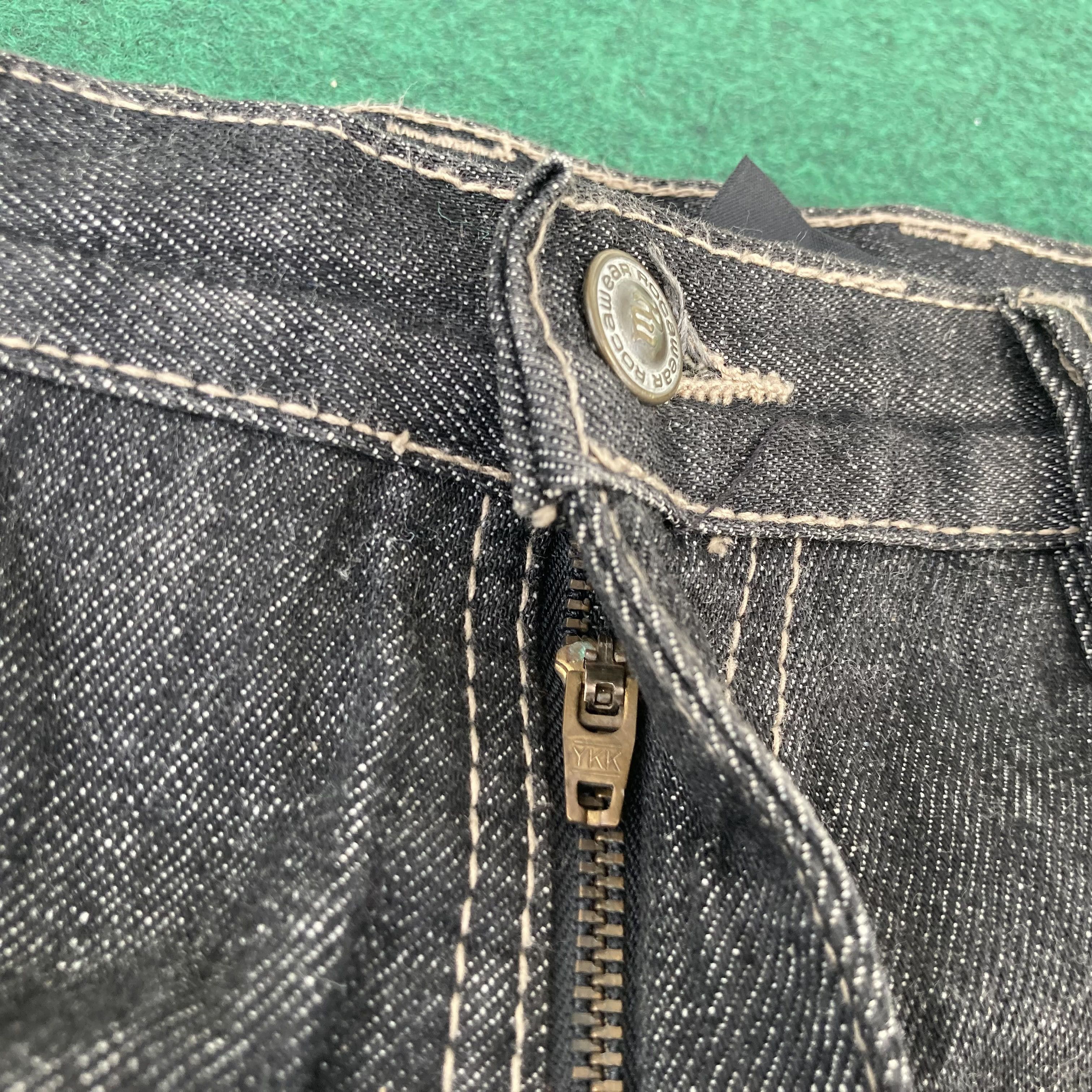 Rocawear × Vintage Vtg RocaWear Baggy Jeans Swag Sz 37 Denim Size US 37 - 4 Thumbnail