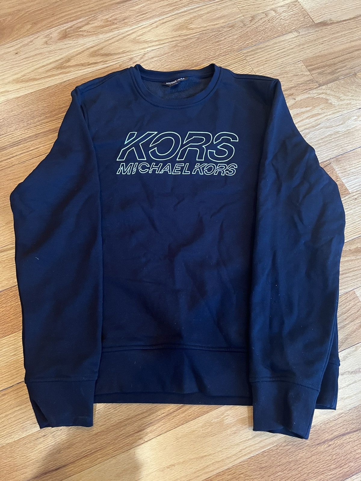 Michael Kors Michael Kors Black Crewneck Size US L / EU 52-54 / 3 - 1 Thumbnail