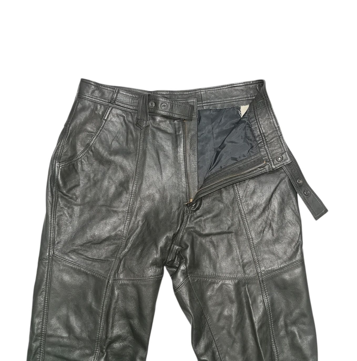 Japanese Brand × Leather × The Unbranded Brand Leather Pants Size US 31 - 12 Thumbnail