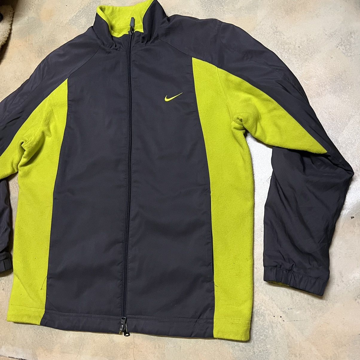 Nike Nike Golf Reversible Fleece Zipper Sweater Size US L / EU 52-54 / 3 - 3 Thumbnail